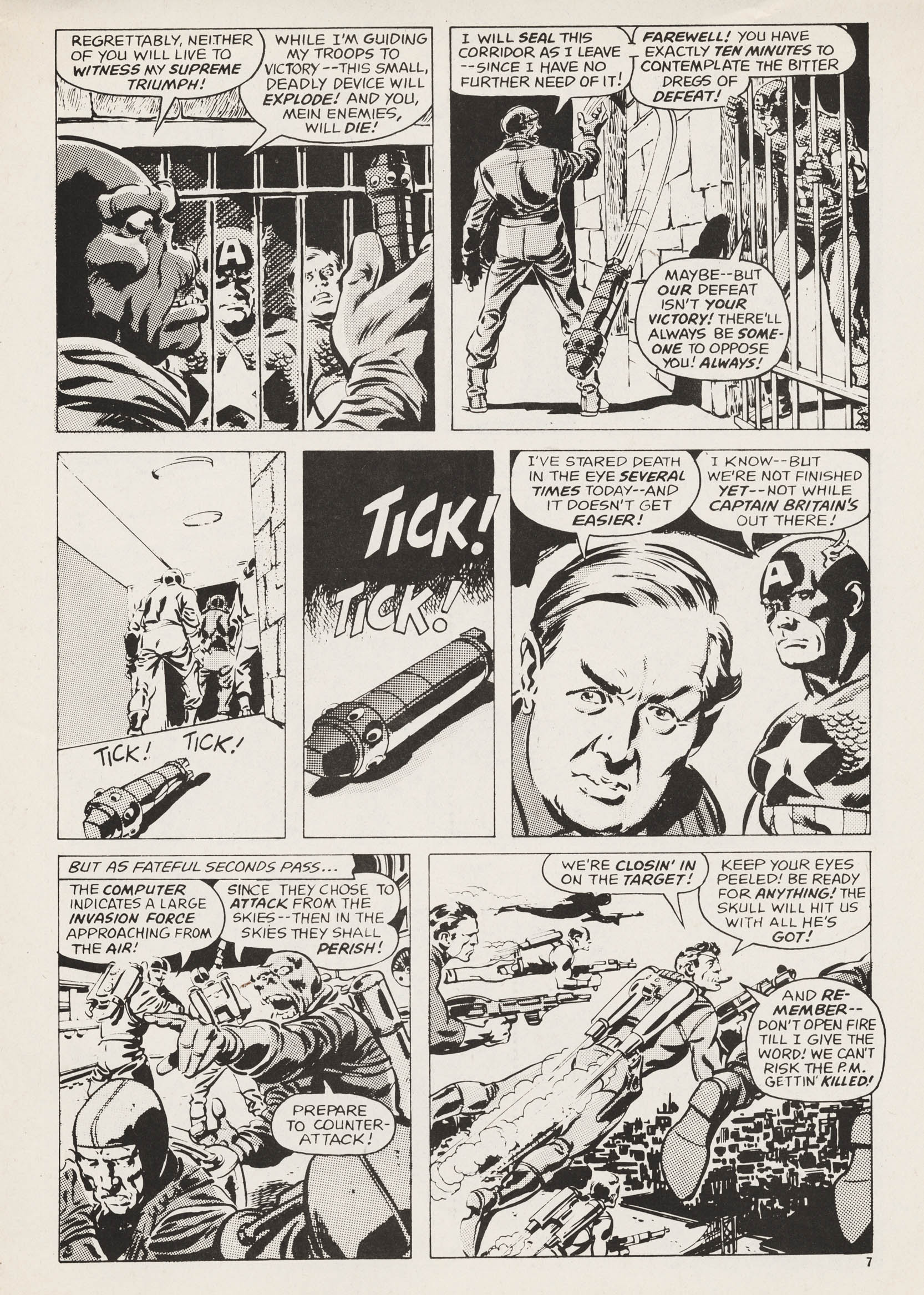 Read online Captain Britain (1976) comic -  Issue #24 - 7