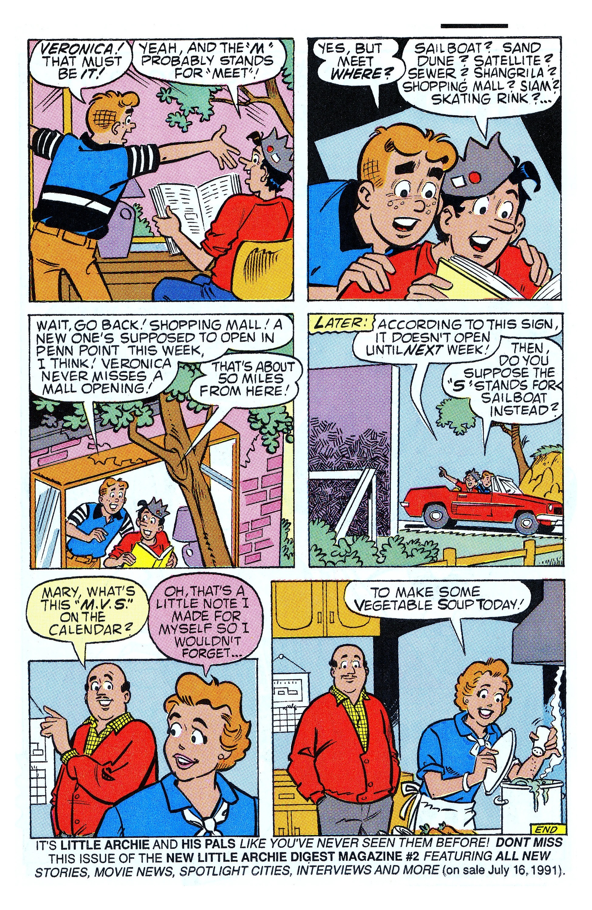 Read online Archie (1960) comic -  Issue #391 - 6