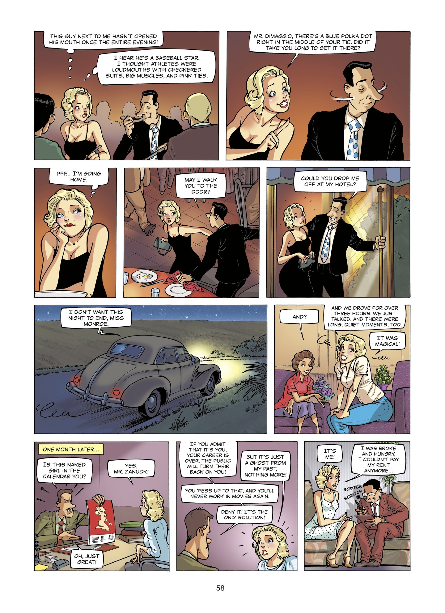 Read online The Stars of History: Marilyn Monroe comic -  Issue # TPB - 58