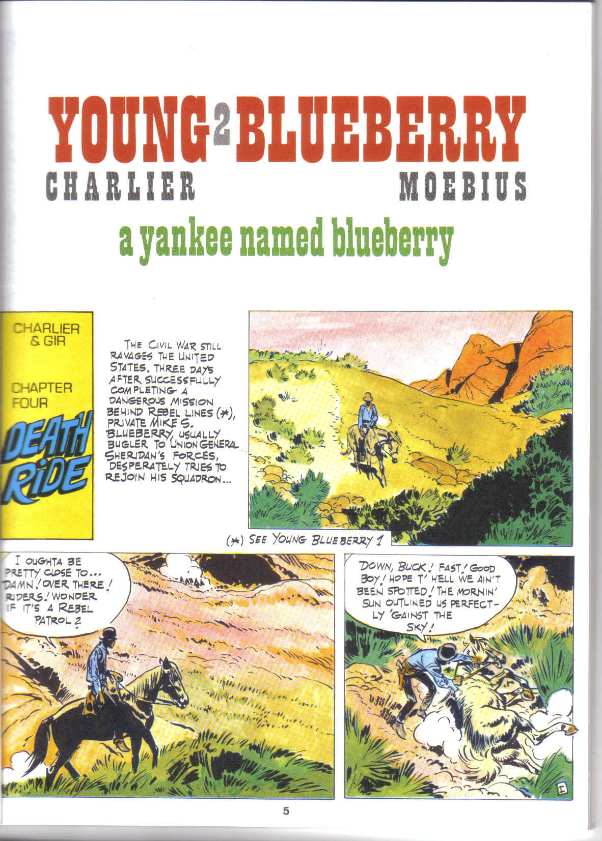 Read online Young Blueberry comic -  Issue # TPB 2 - 6