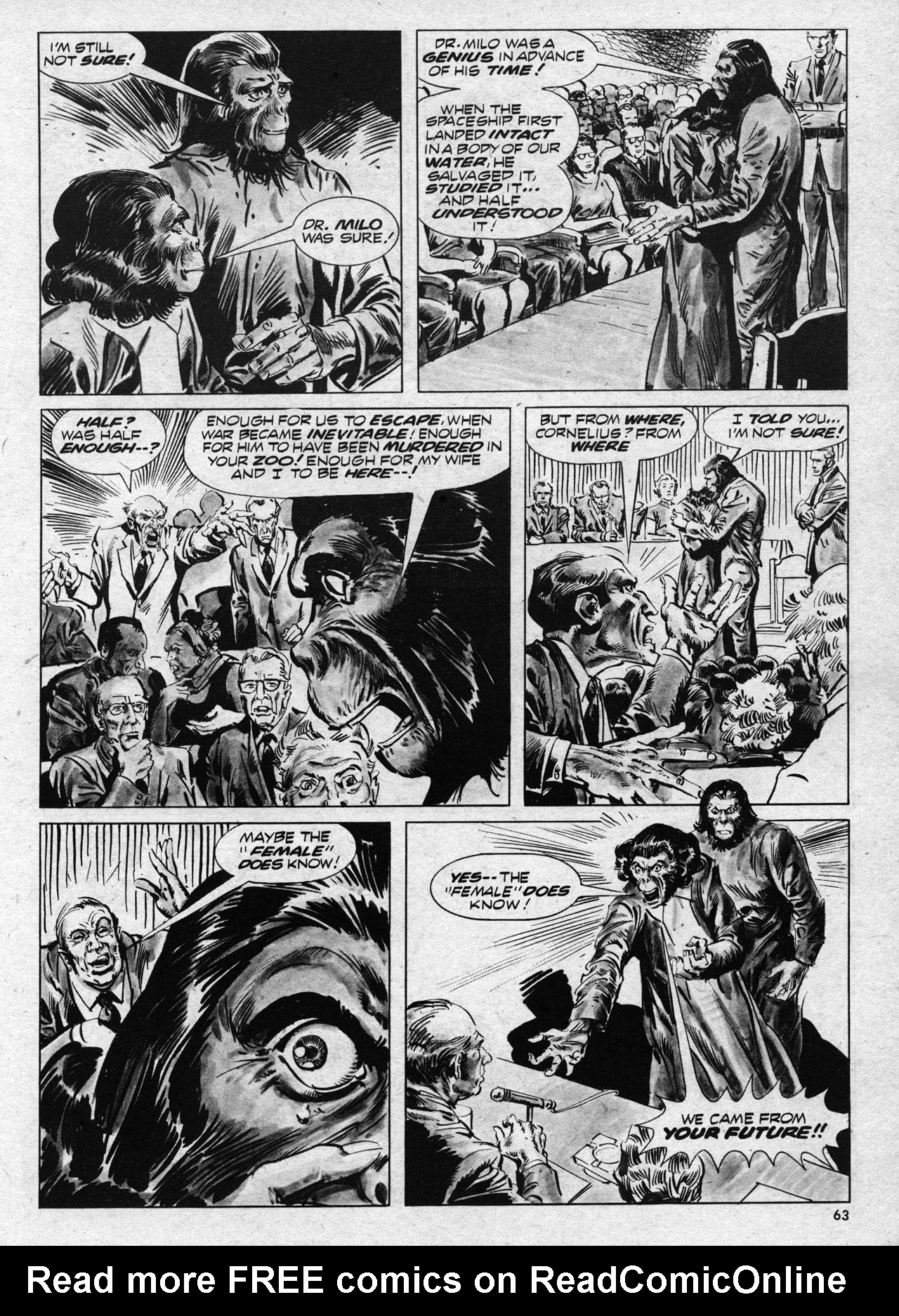 Read online Planet of the Apes comic -  Issue #13 - 63