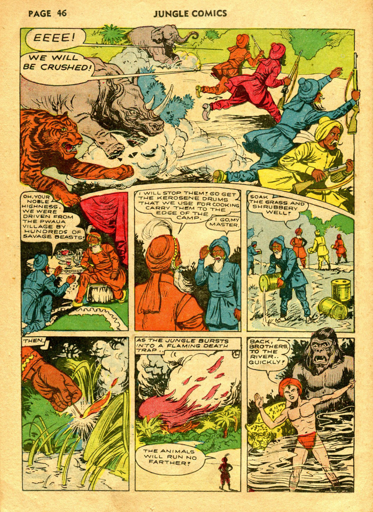 Read online Jungle Comics comic -  Issue #33 - 48