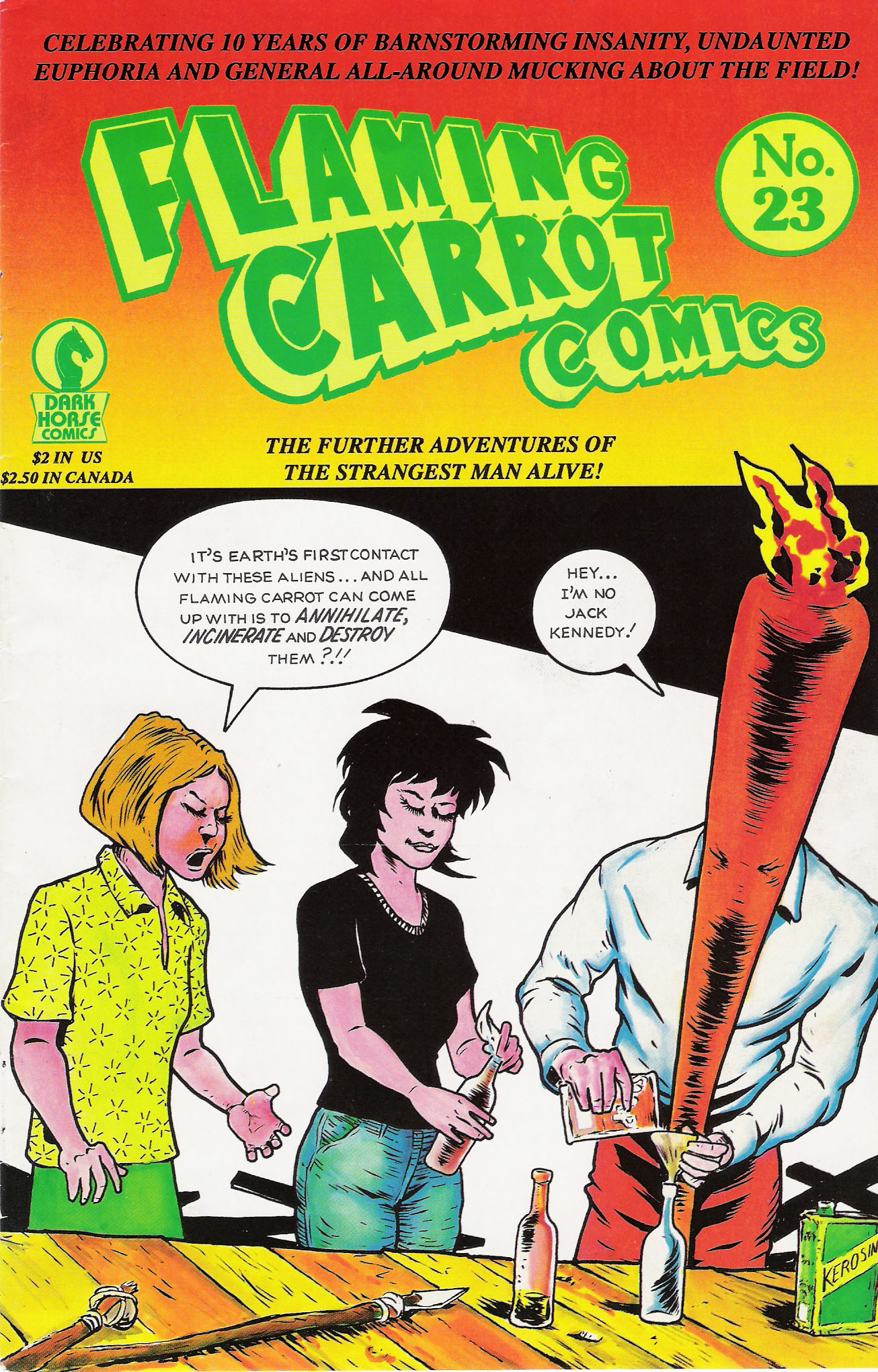 Read online Flaming Carrot Comics (1988) comic -  Issue #23 - 1