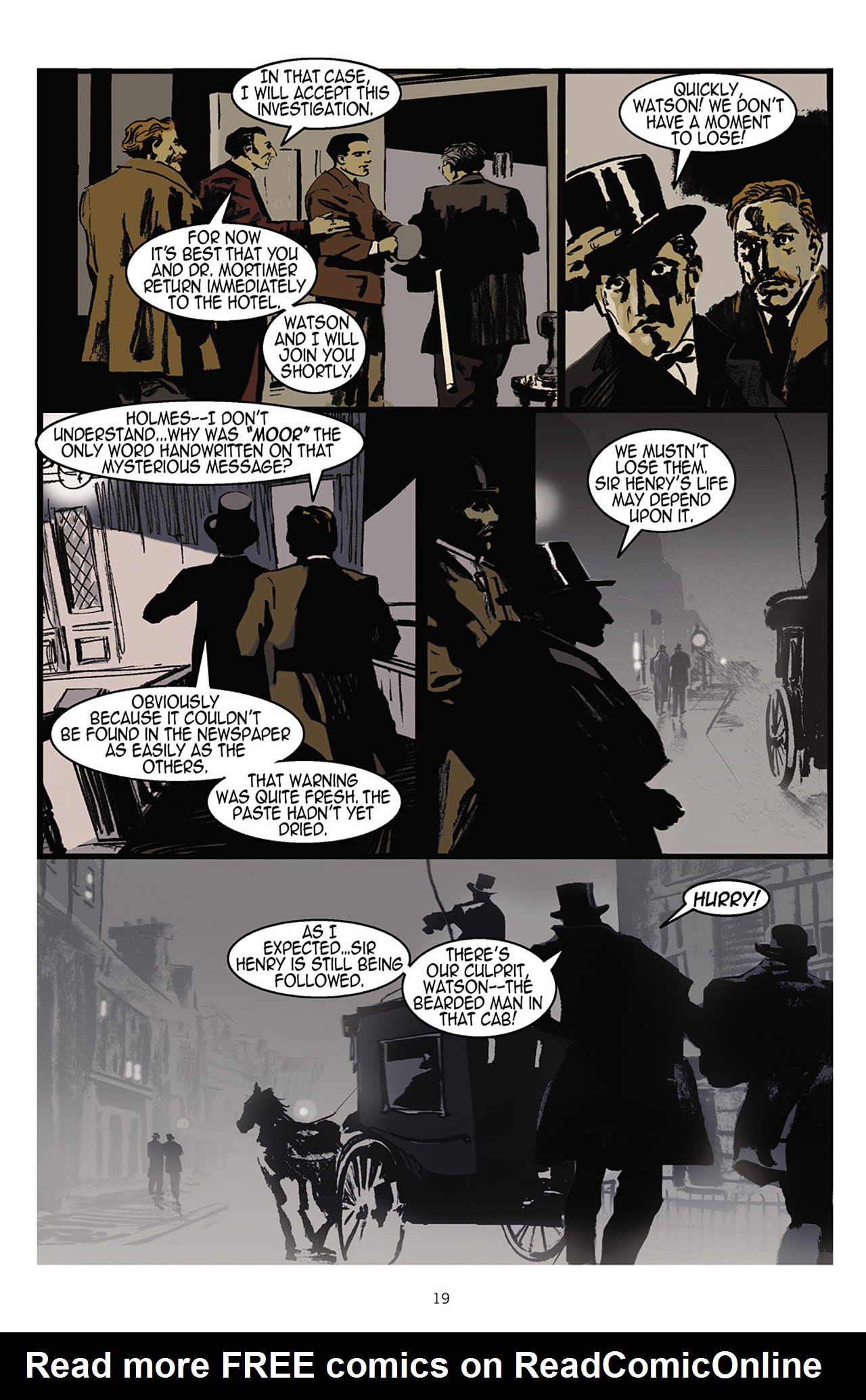 Read online The Hound of the Baskervilles comic -  Issue # TPB - 20
