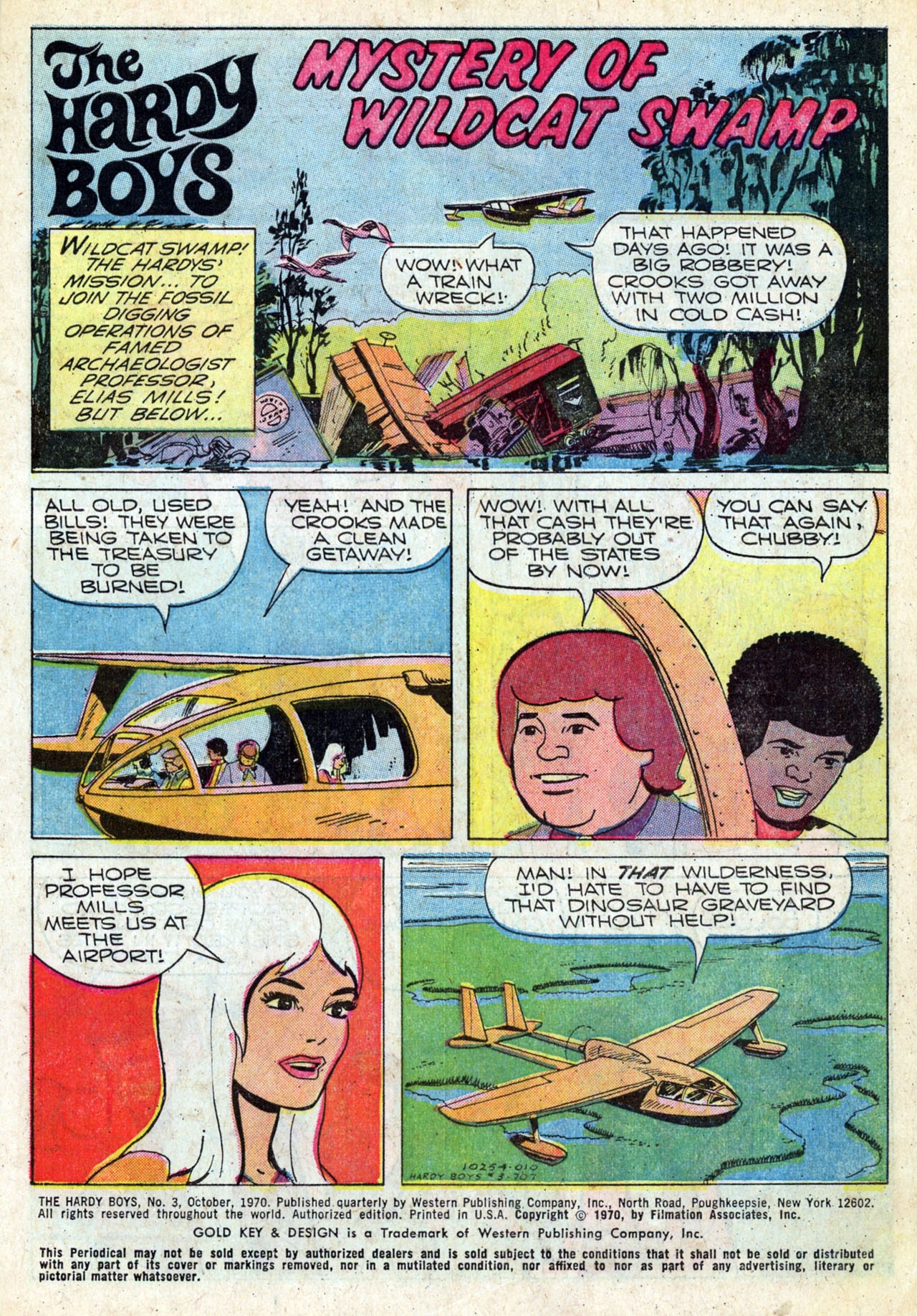 Read online The Hardy Boys (1970) comic -  Issue #3 - 3