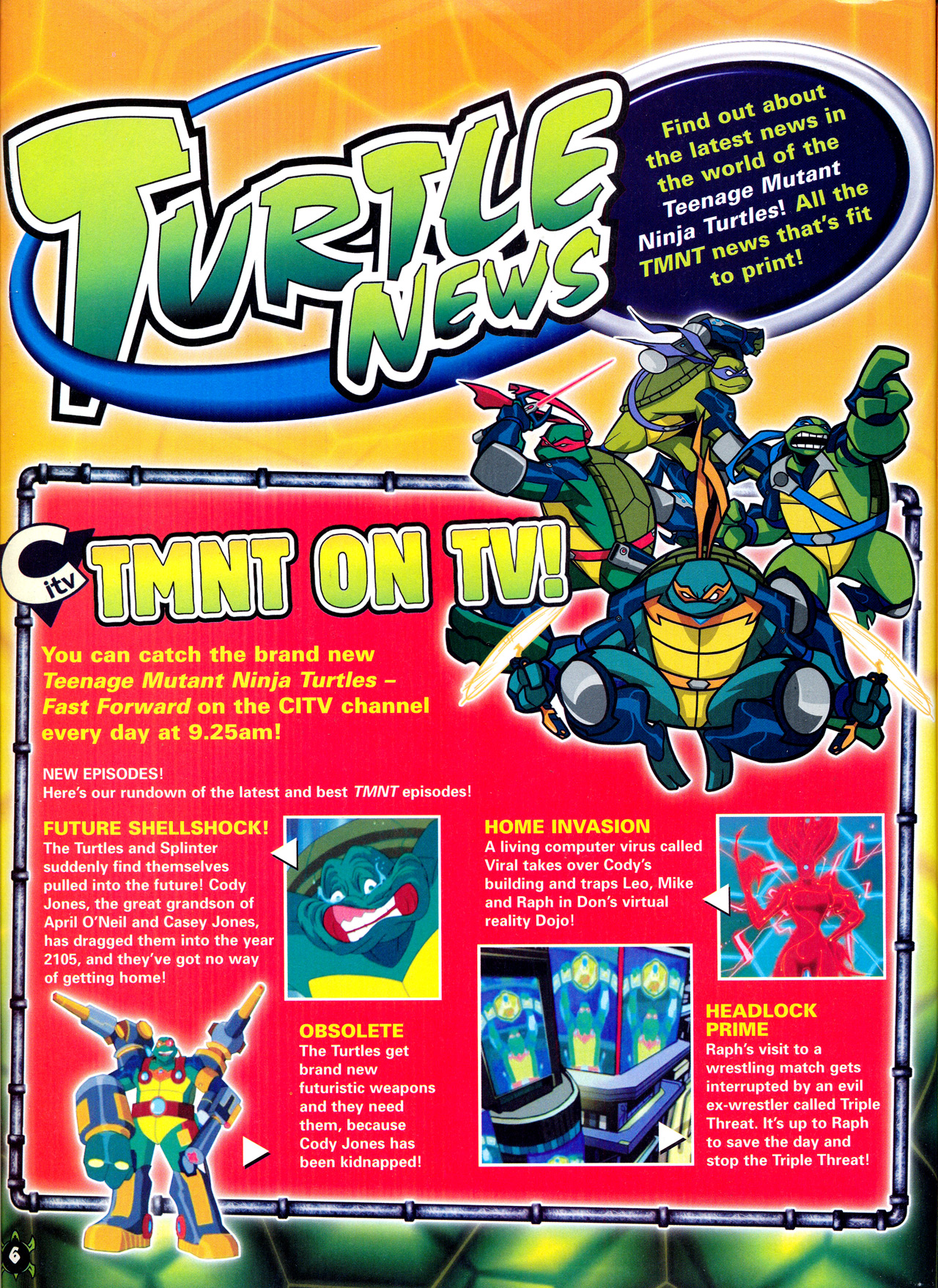 Read online Teenage Mutant Ninja Turtles Comic comic -  Issue #1 - 4