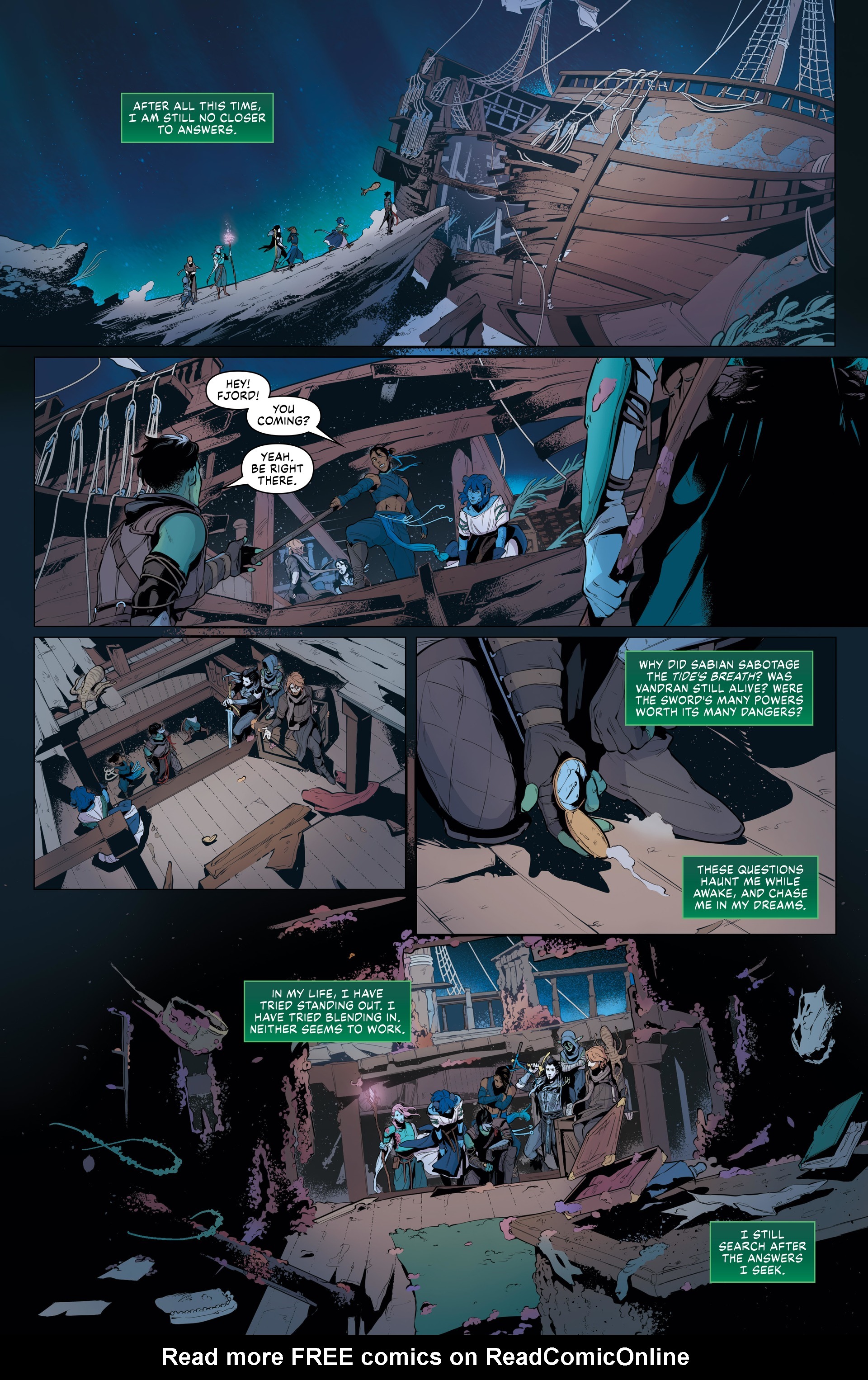 Read online Critical Role: The Mighty Nein Origins – Fjord Stone comic -  Issue # Full - 52