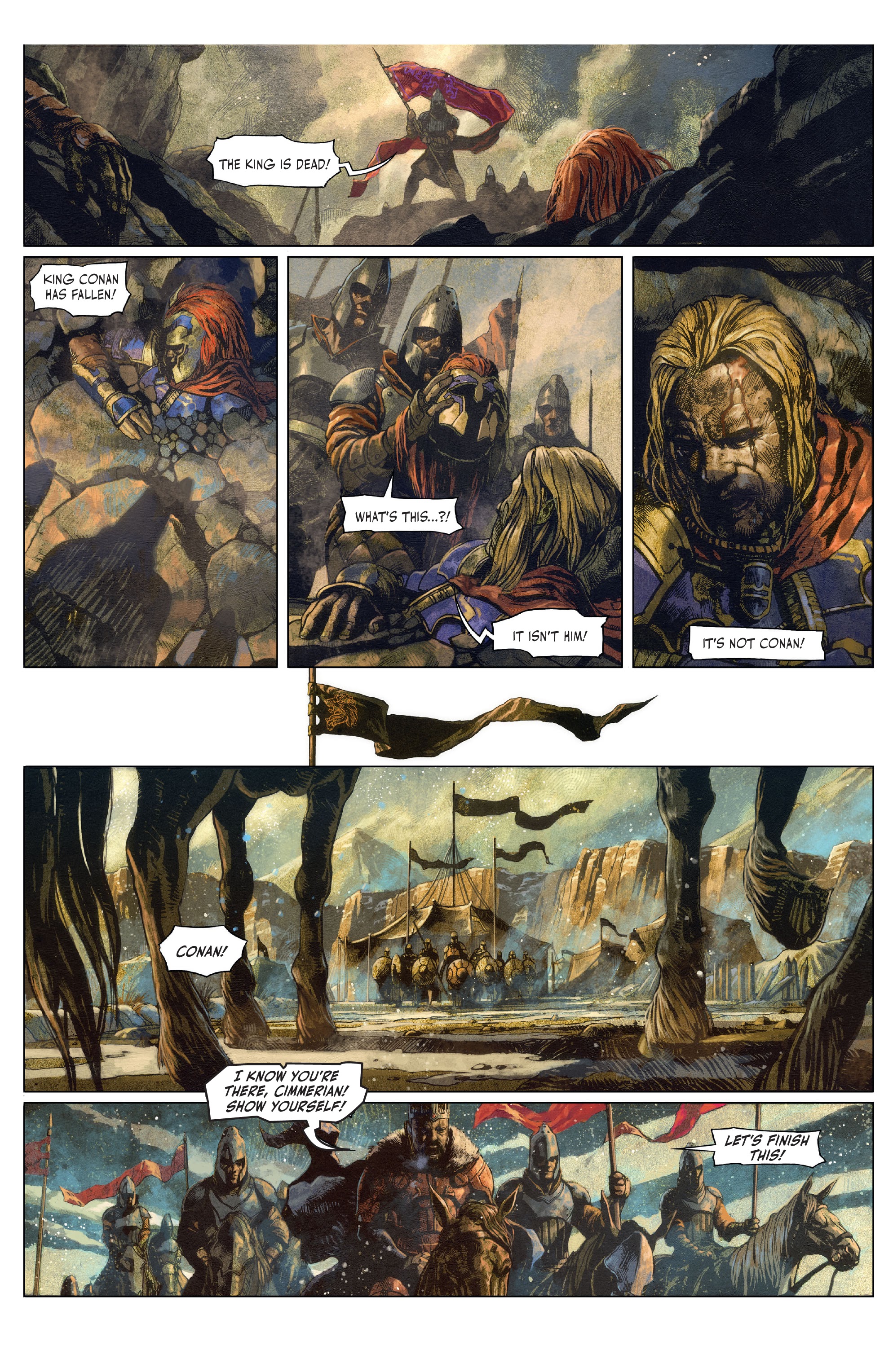 Read online The Cimmerian: Hour of the Dragon comic -  Issue #1 - 16