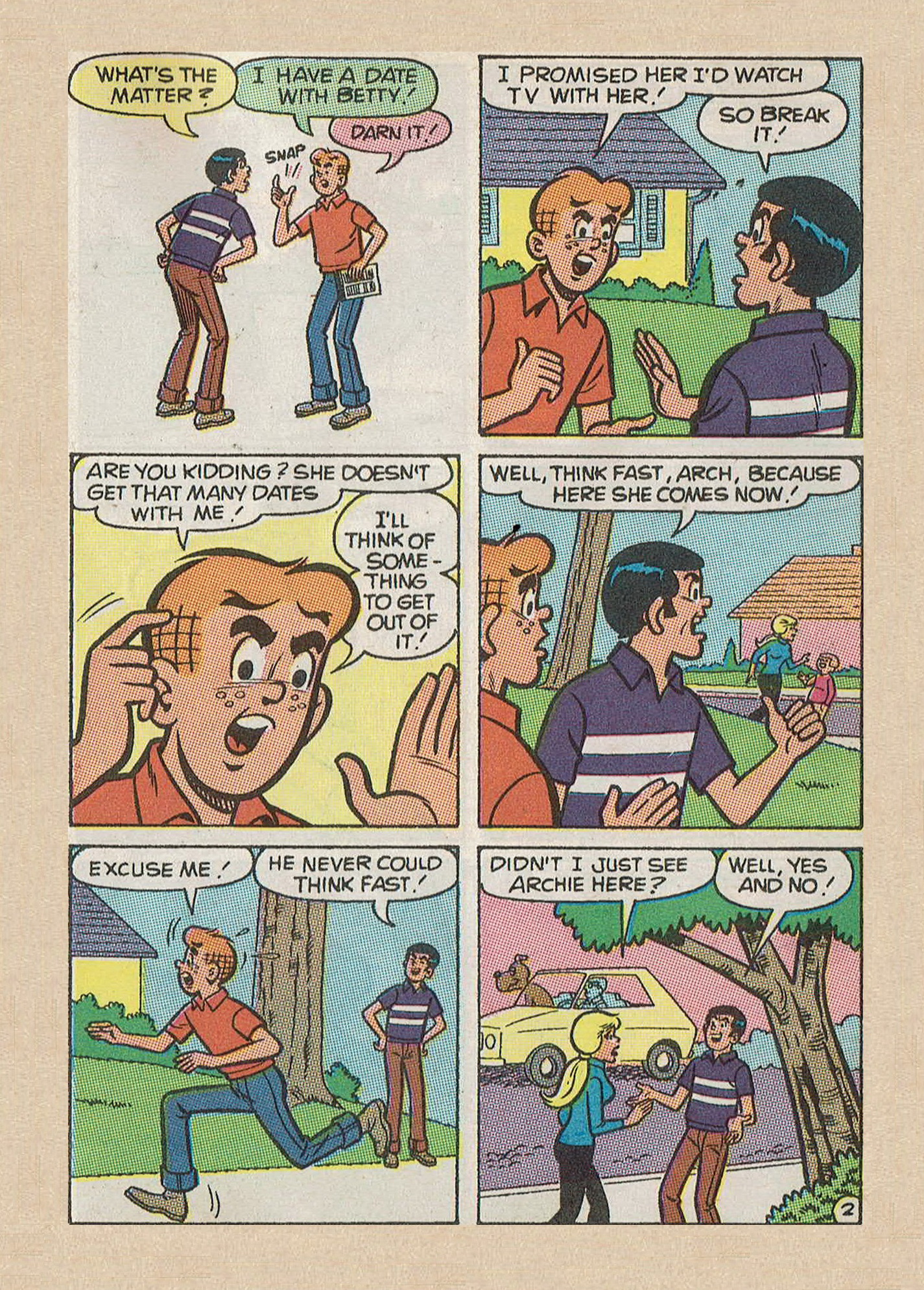 Read online Jughead Jones Comics Digest comic -  Issue #63 - 51