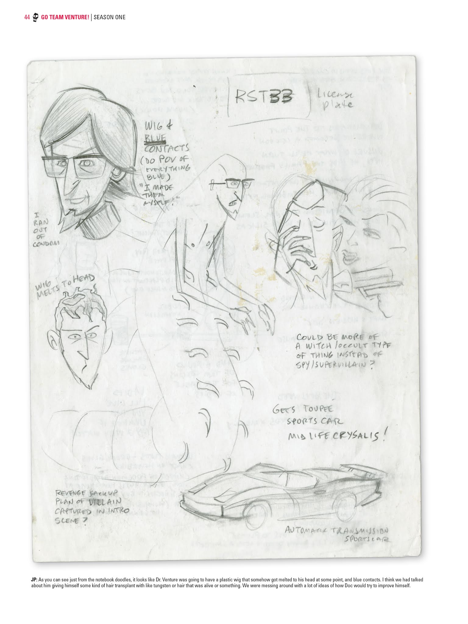 Read online Go Team Venture!: The Art and Making of The Venture Bros. comic -  Issue # TPB (Part 1) - 44