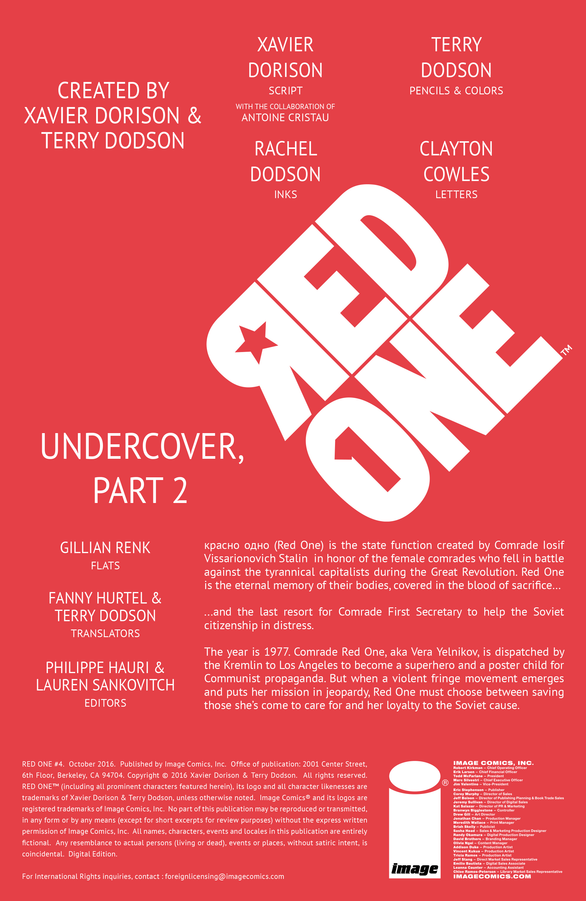 Read online Red One comic -  Issue #4 - 2
