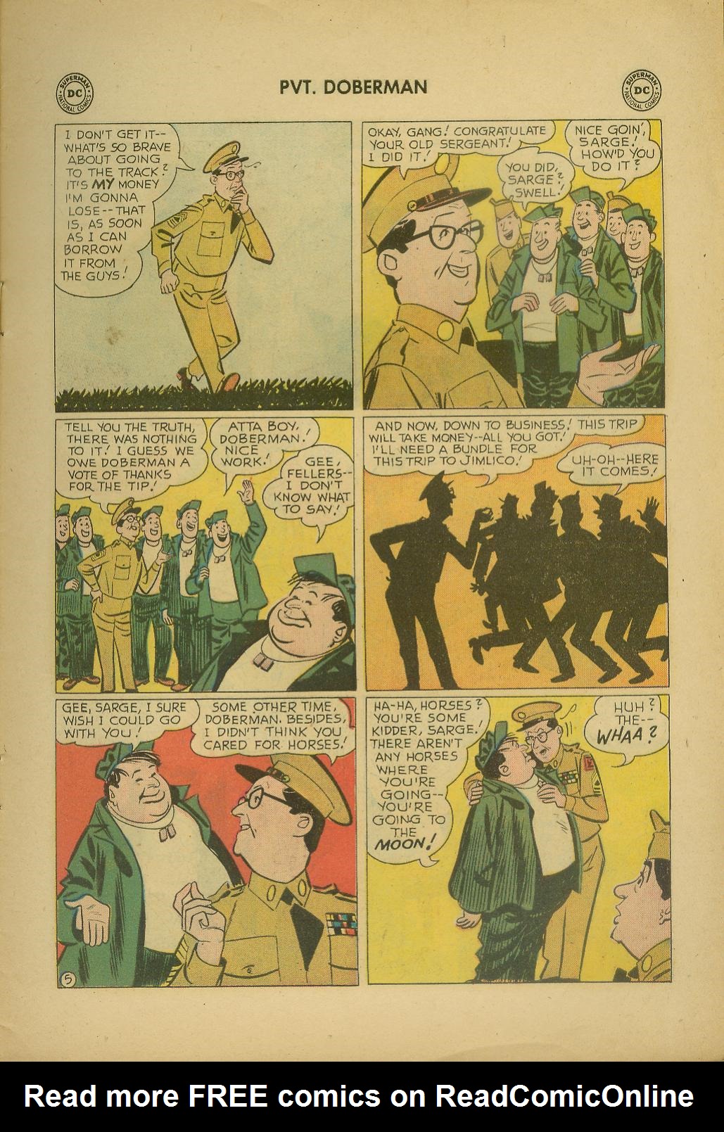 Read online Sgt. Bilko's Pvt. Doberman comic -  Issue #2 - 7
