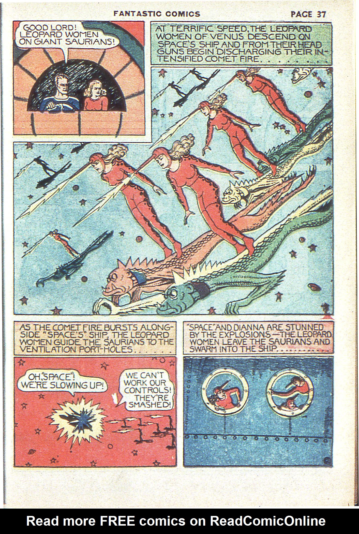 Read online Fantastic Comics comic -  Issue #3 - 39