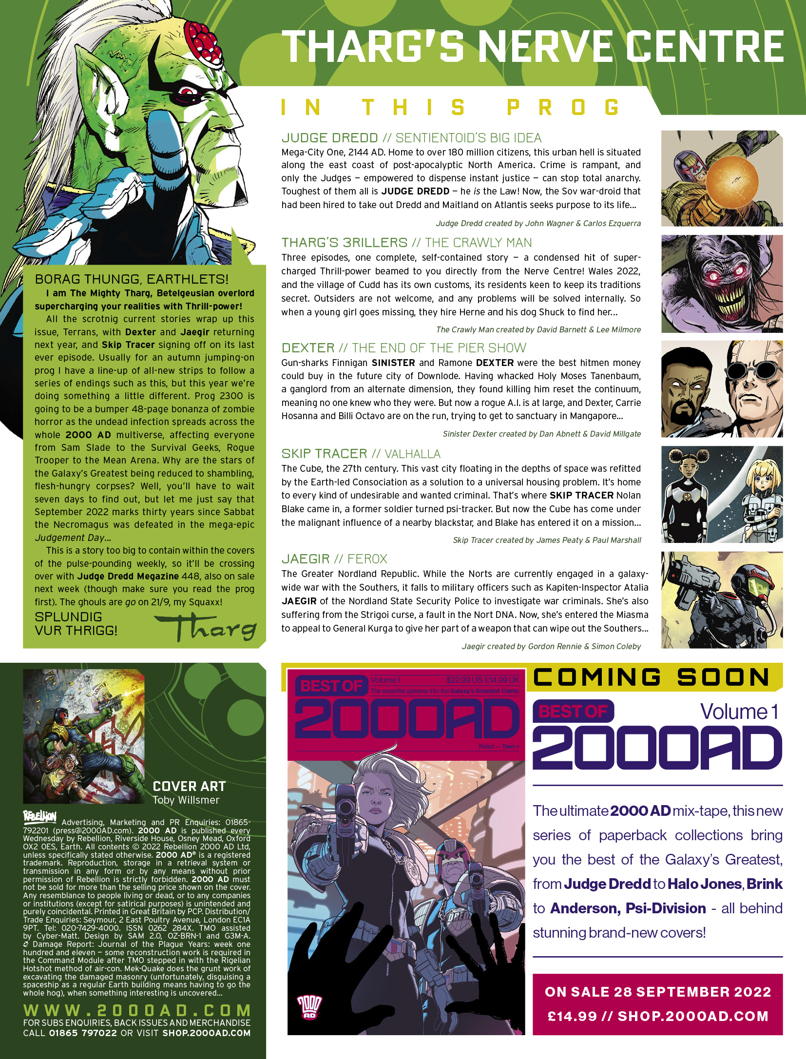 Read online 2000 AD comic -  Issue #2299 - 2