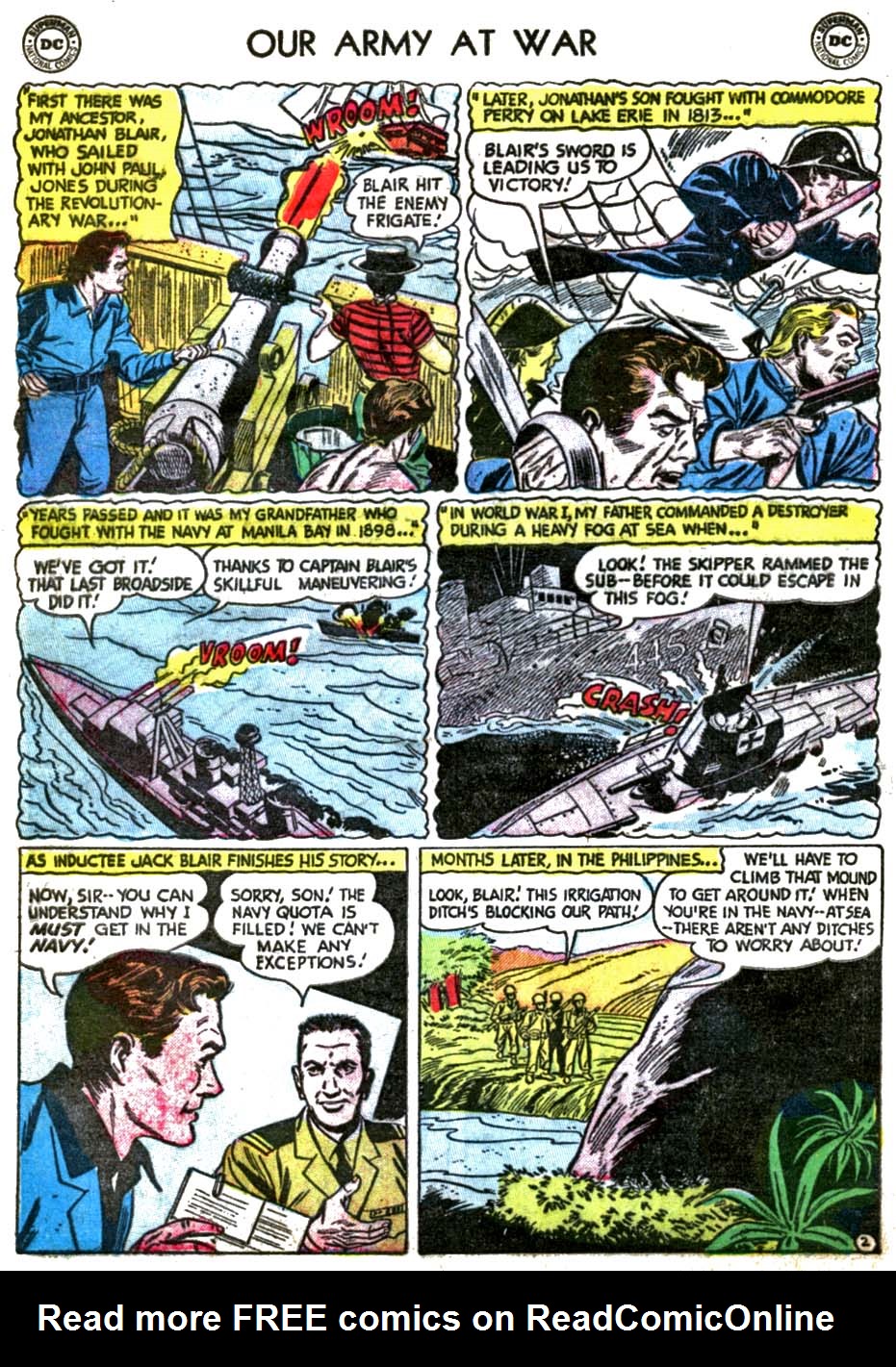 Read online Our Army at War (1952) comic -  Issue #38 - 28