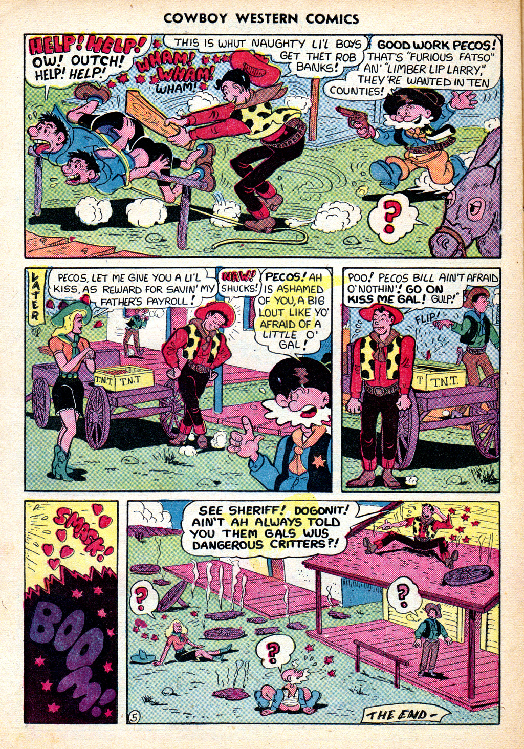 Read online Cowboy Western Comics (1948) comic -  Issue #30 - 26