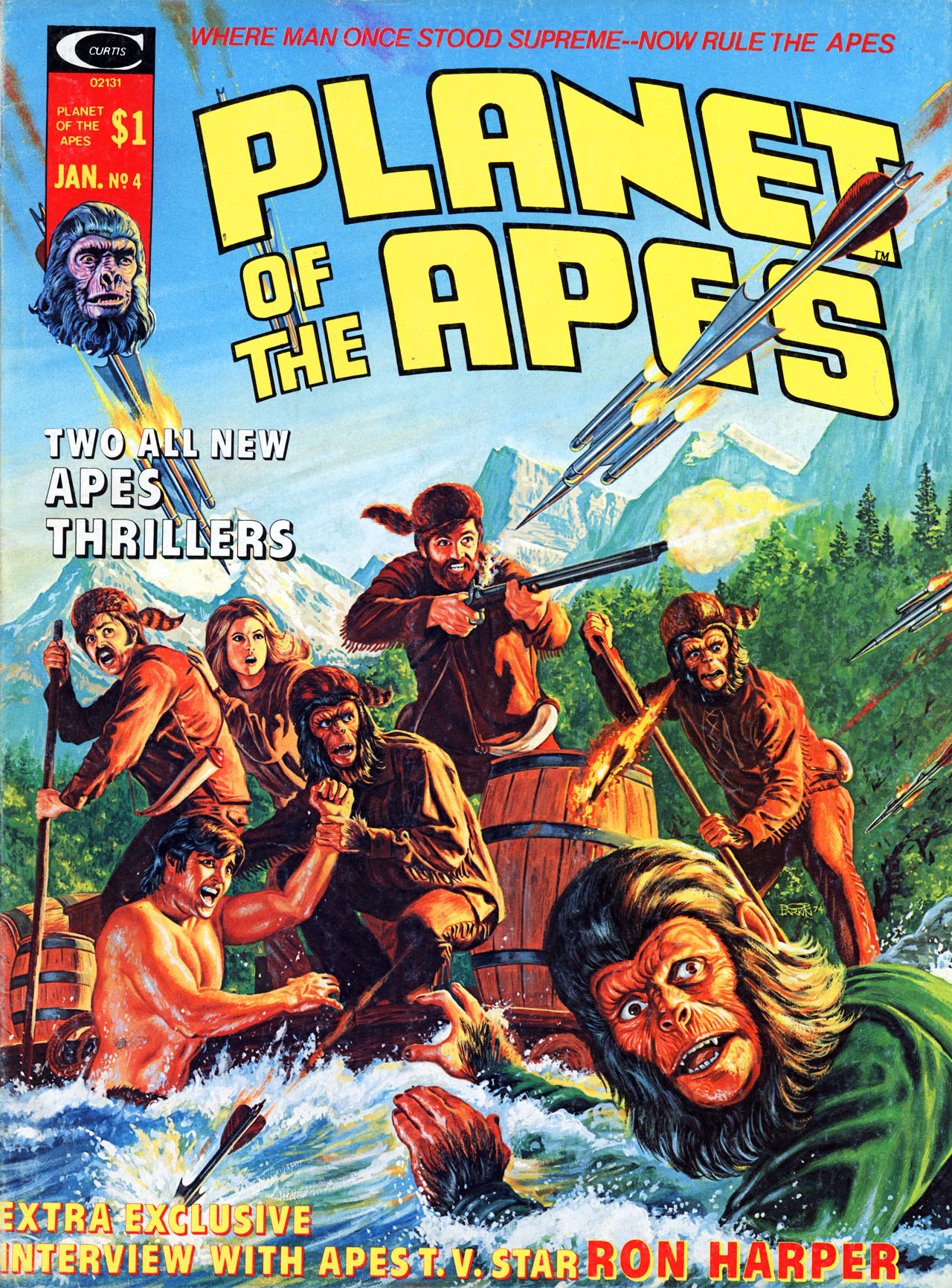 Read online Planet of the Apes comic -  Issue #4 - 1