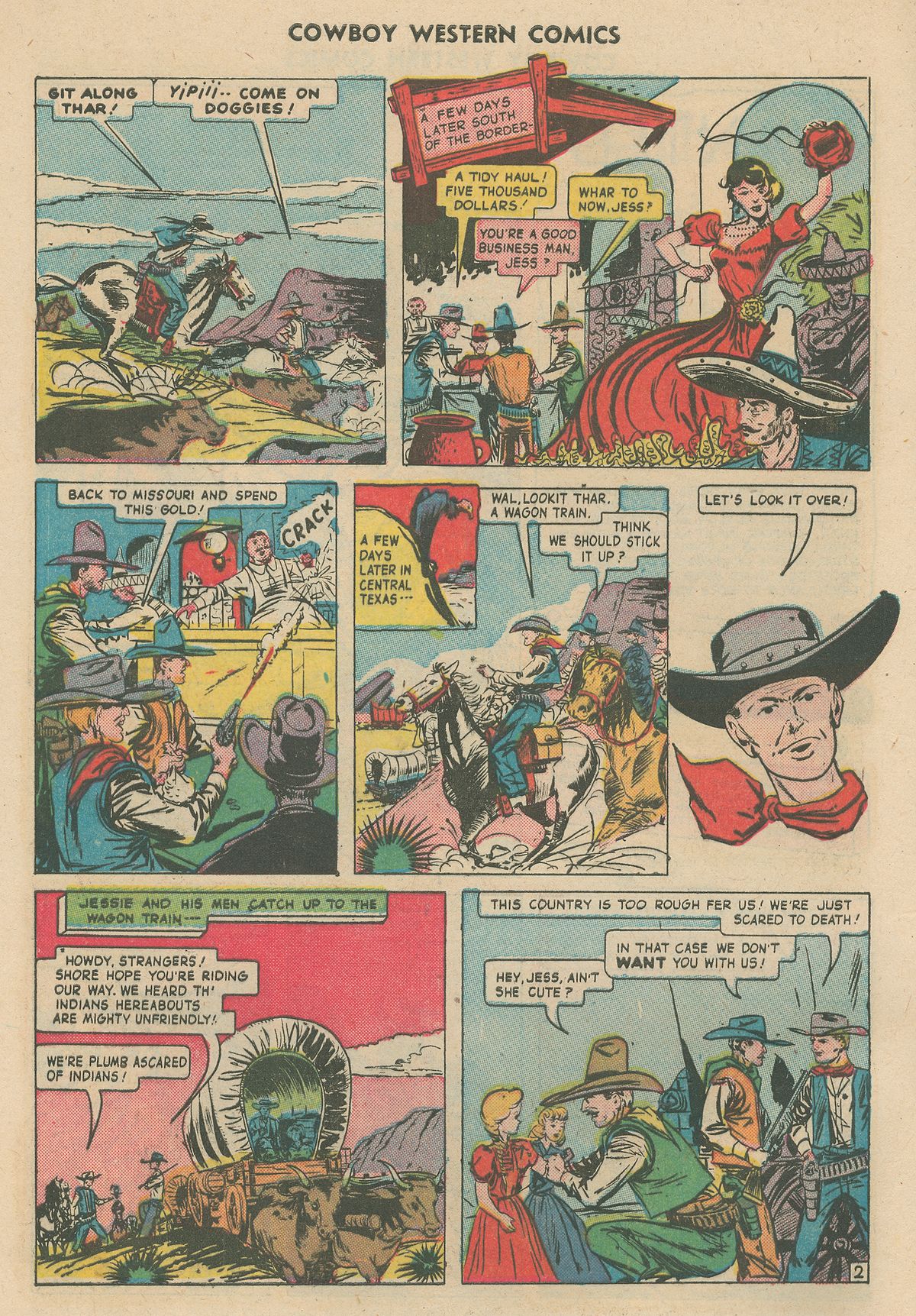 Read online Cowboy Western Comics (1948) comic -  Issue #31 - 4