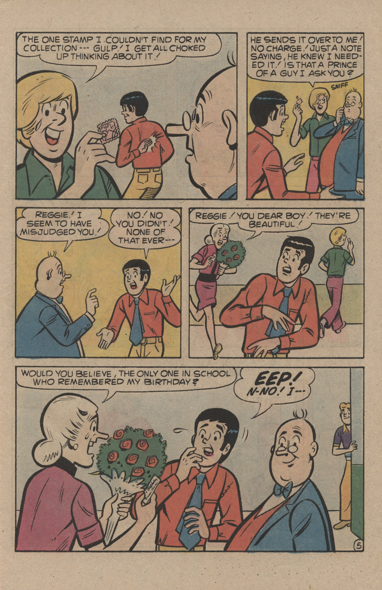 Read online Reggie and Me (1966) comic -  Issue #97 - 7