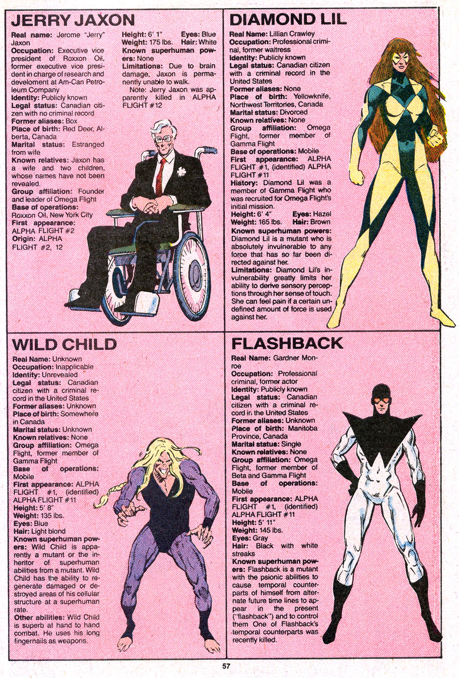 Read online The Official Handbook of the Marvel Universe Deluxe Edition comic -  Issue #9 - 63