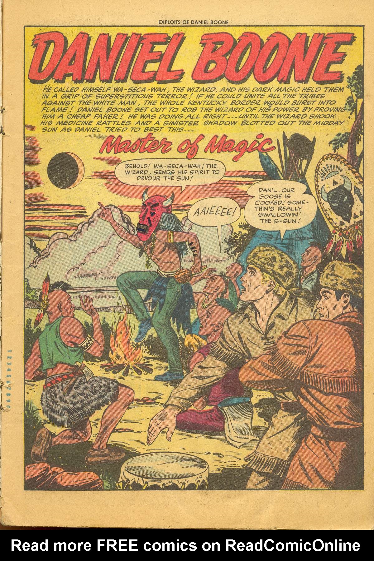 Read online Exploits of Daniel Boone comic -  Issue #4 - 3