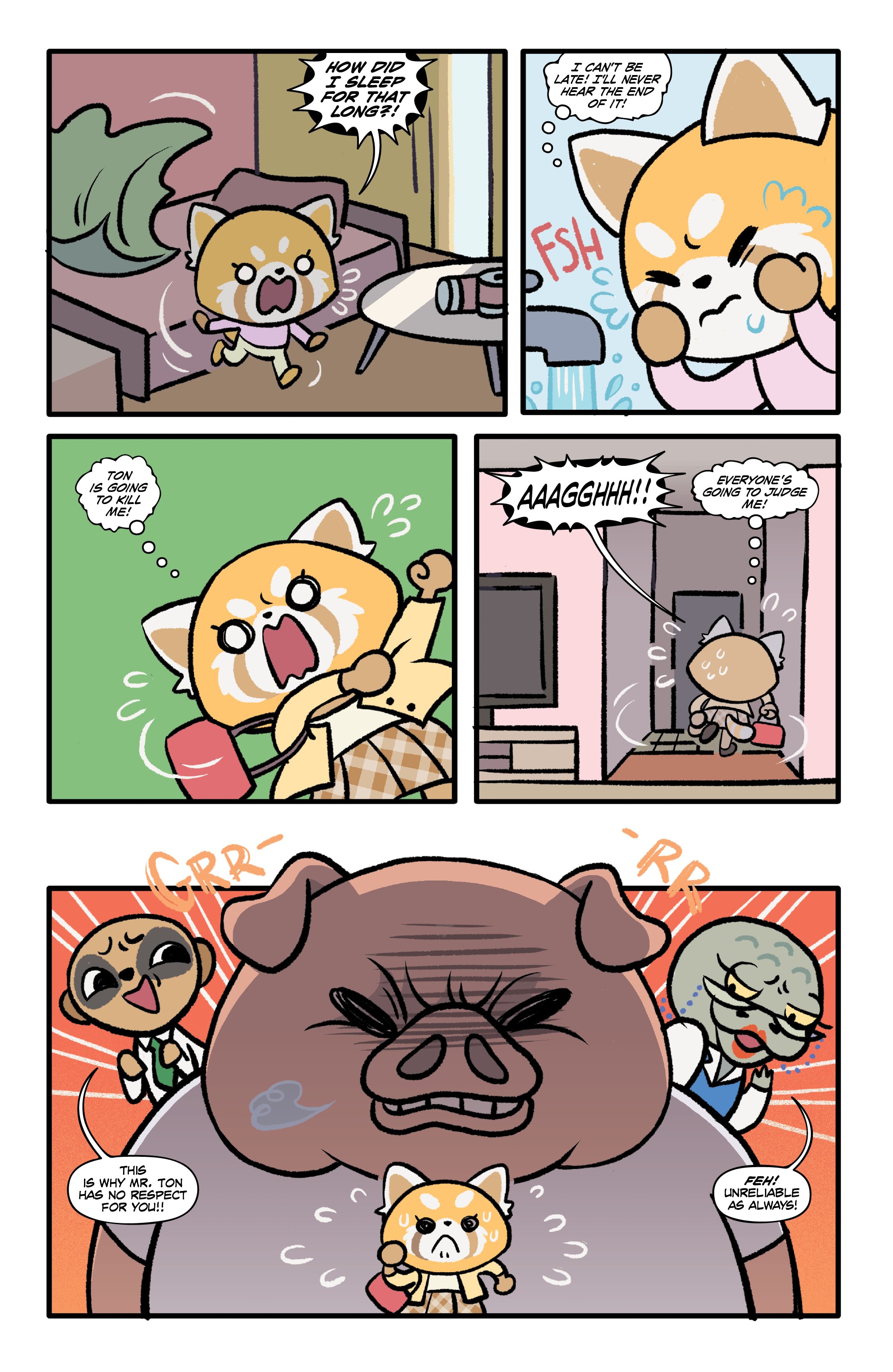 Read online Aggretsuko comic -  Issue #4 - 4