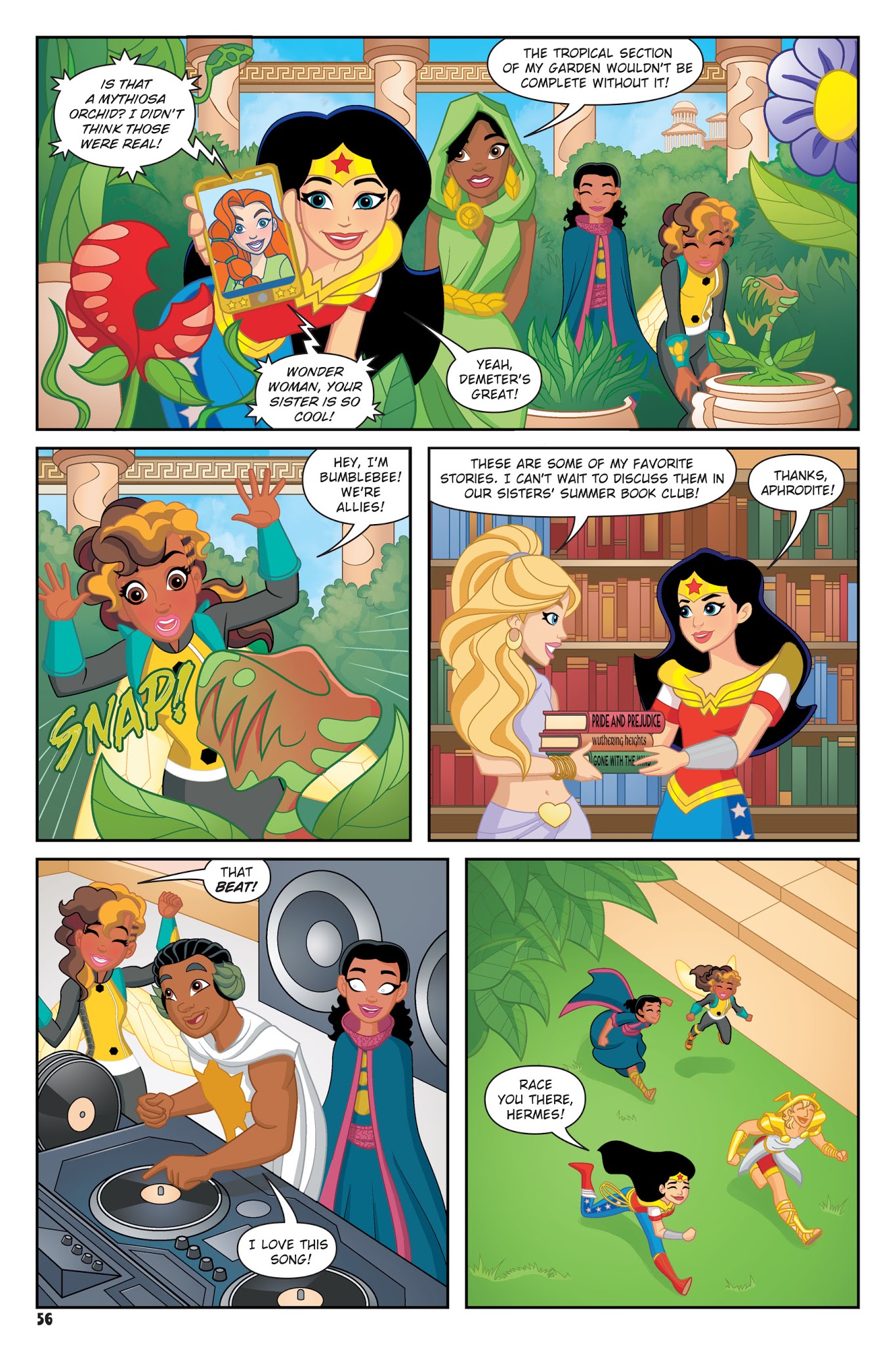 Read online DC Super Hero Girls: Summer Olympus comic -  Issue # TPB - 54