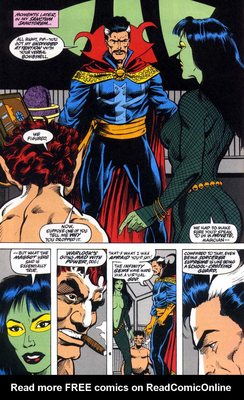 Read online Doctor Strange: Sorcerer Supreme comic -  Issue #36 - 6