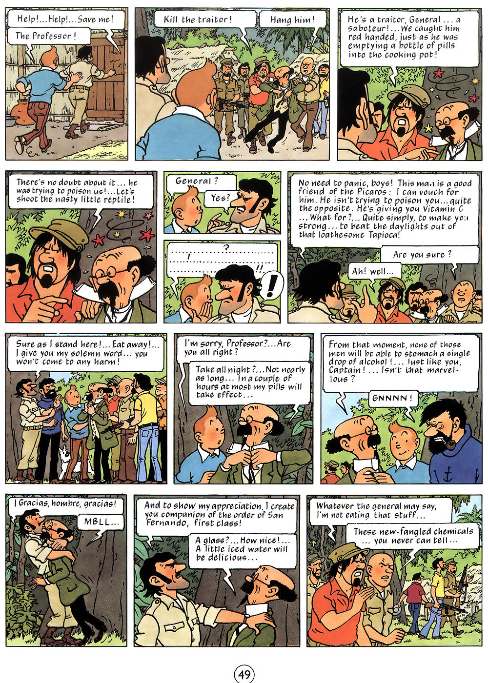 Read online The Adventures of Tintin comic -  Issue #23 - 52