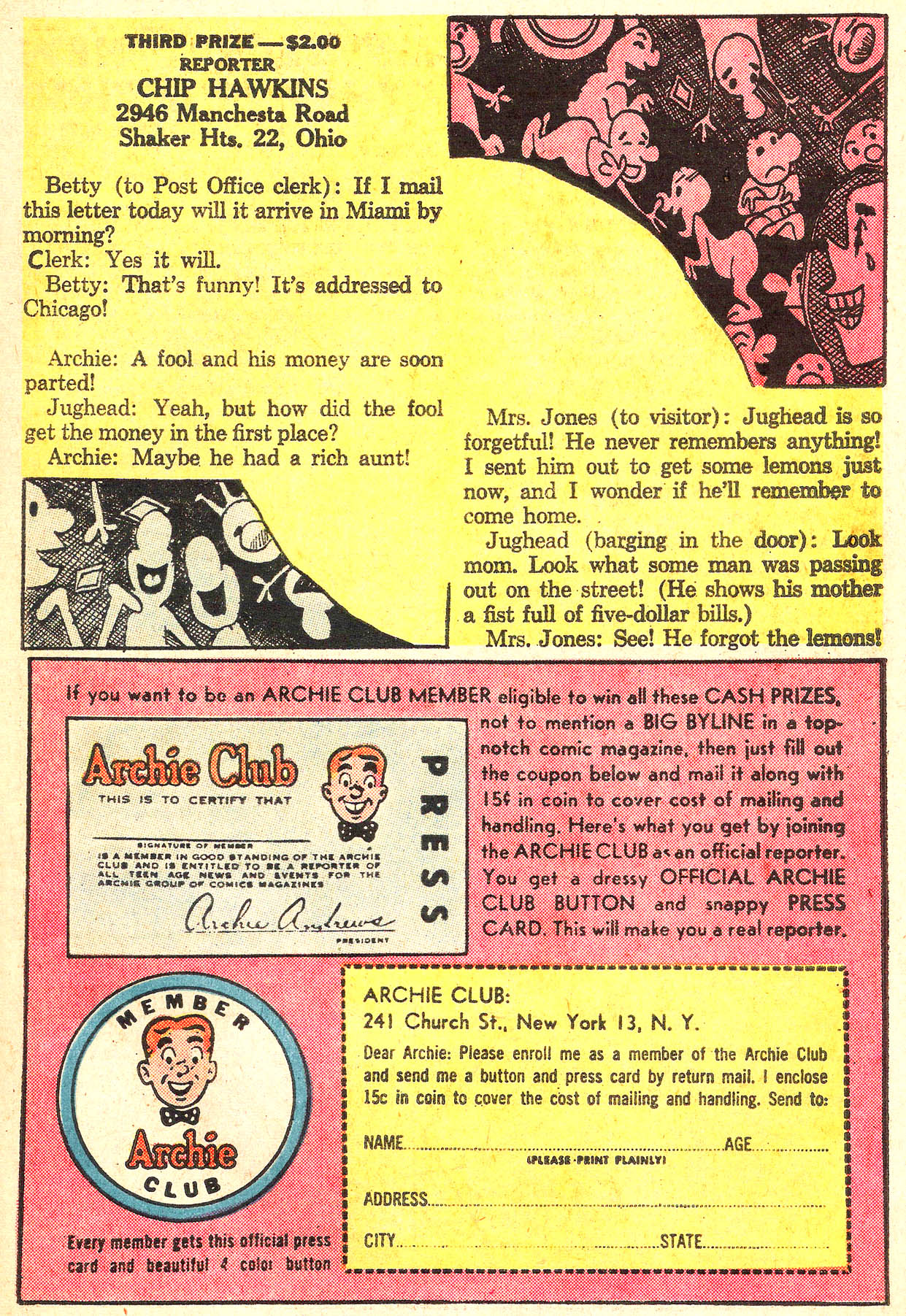 Read online Pep Comics comic -  Issue #173 - 27