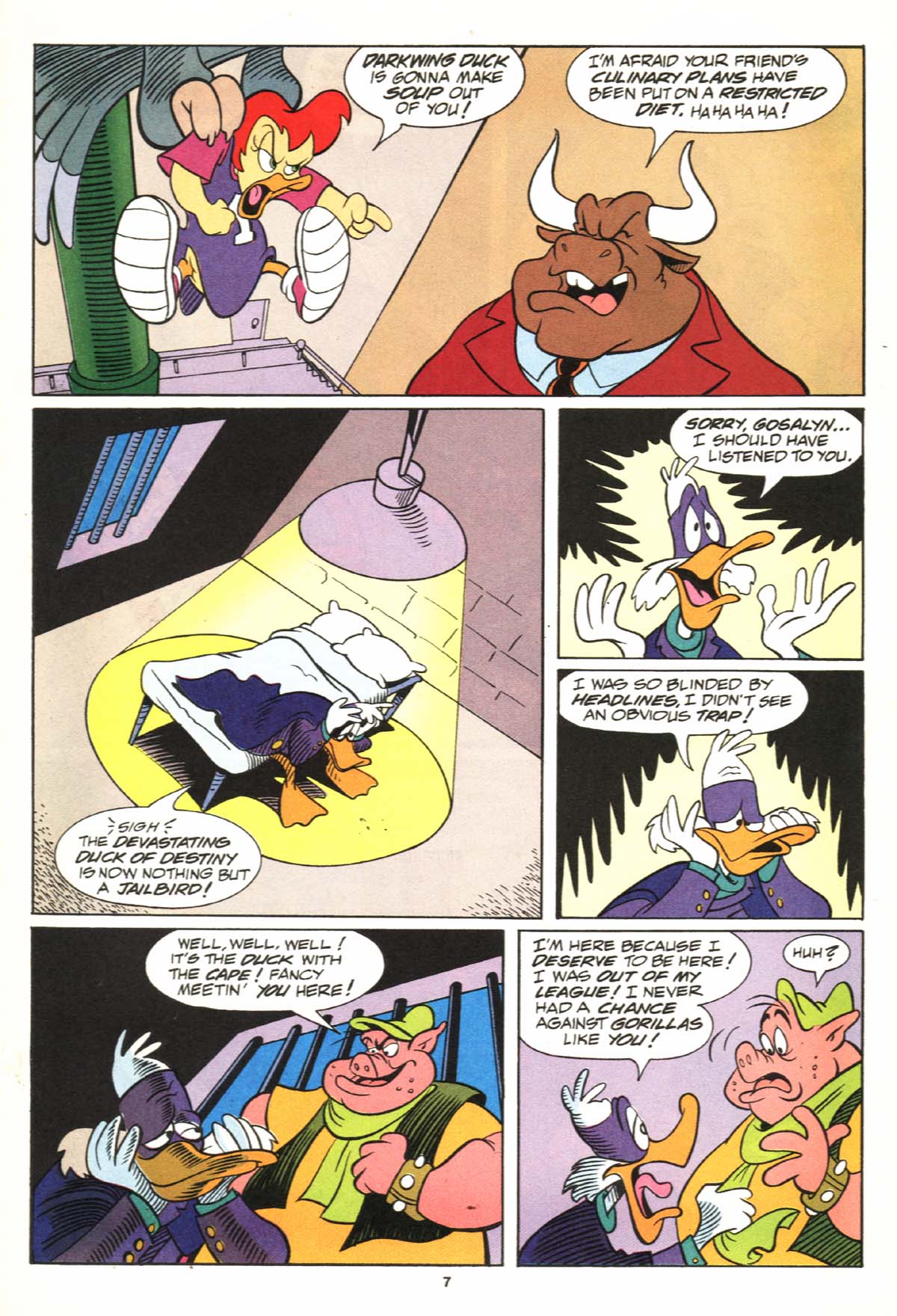Read online Disney's Darkwing Duck Limited Series comic -  Issue #4 - 8