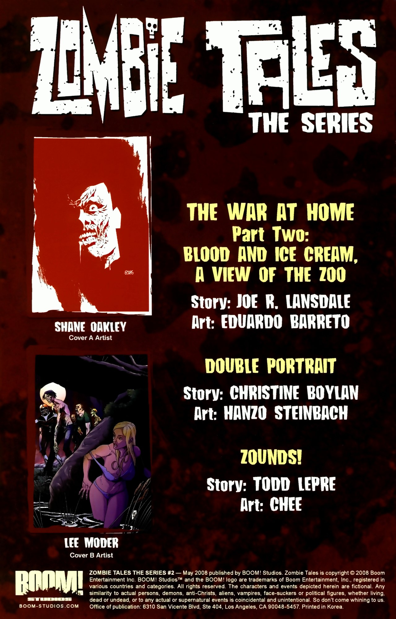 Read online Zombie Tales: The Series comic -  Issue #2 - 2