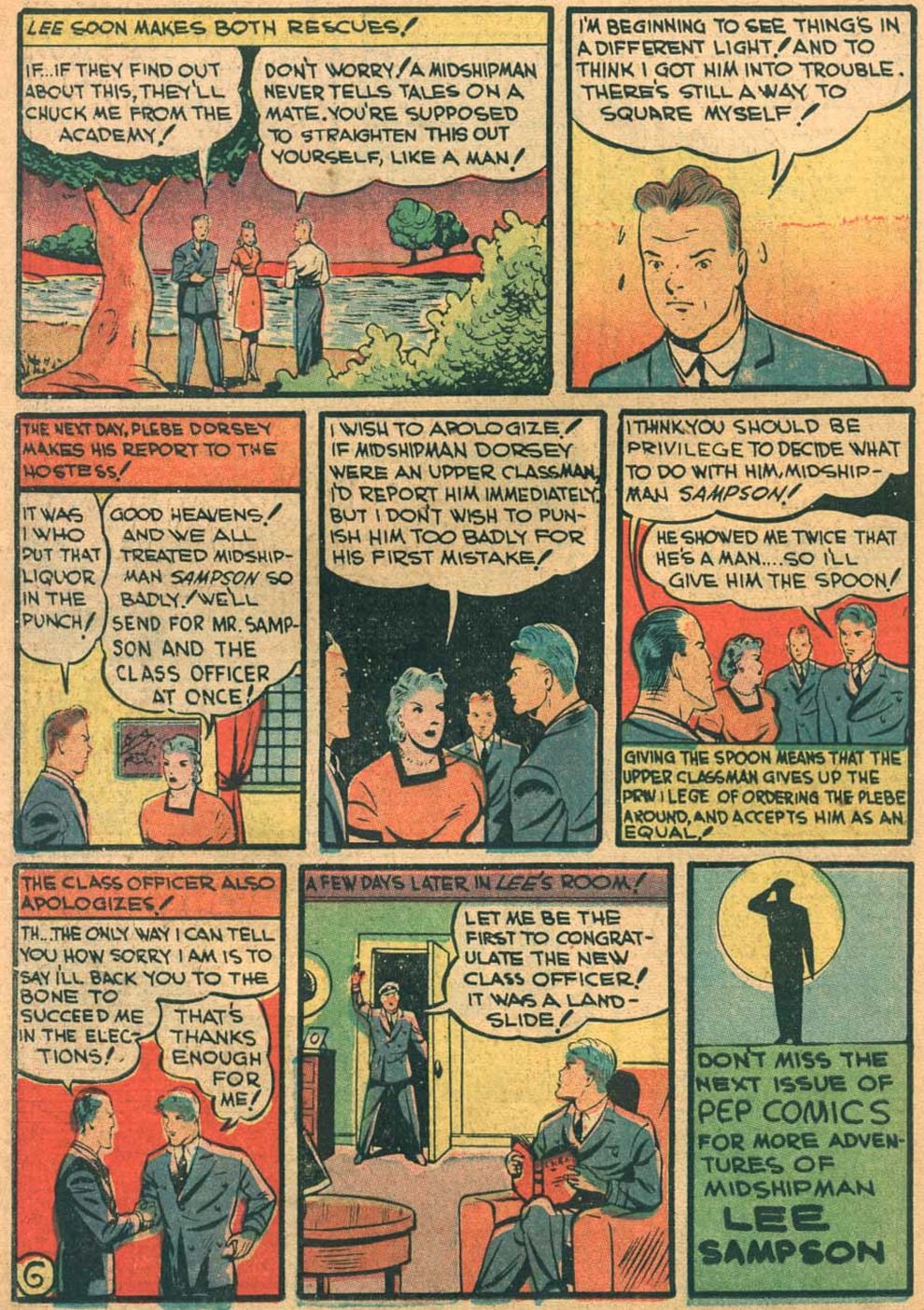 Read online Pep Comics comic -  Issue #9 - 47