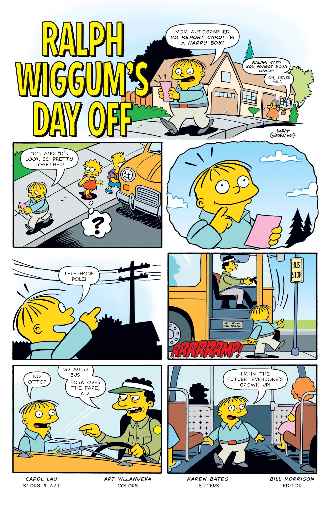Read online Simpsons One-Shot Wonders: Ralph Wiggum Comics comic -  Issue # Full - 14