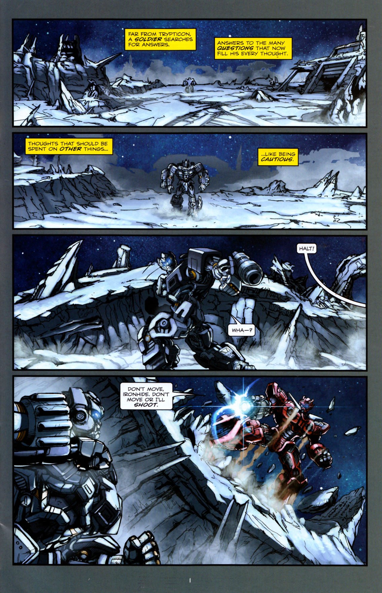 Read online Transformers: Defiance comic -  Issue #4 - 4