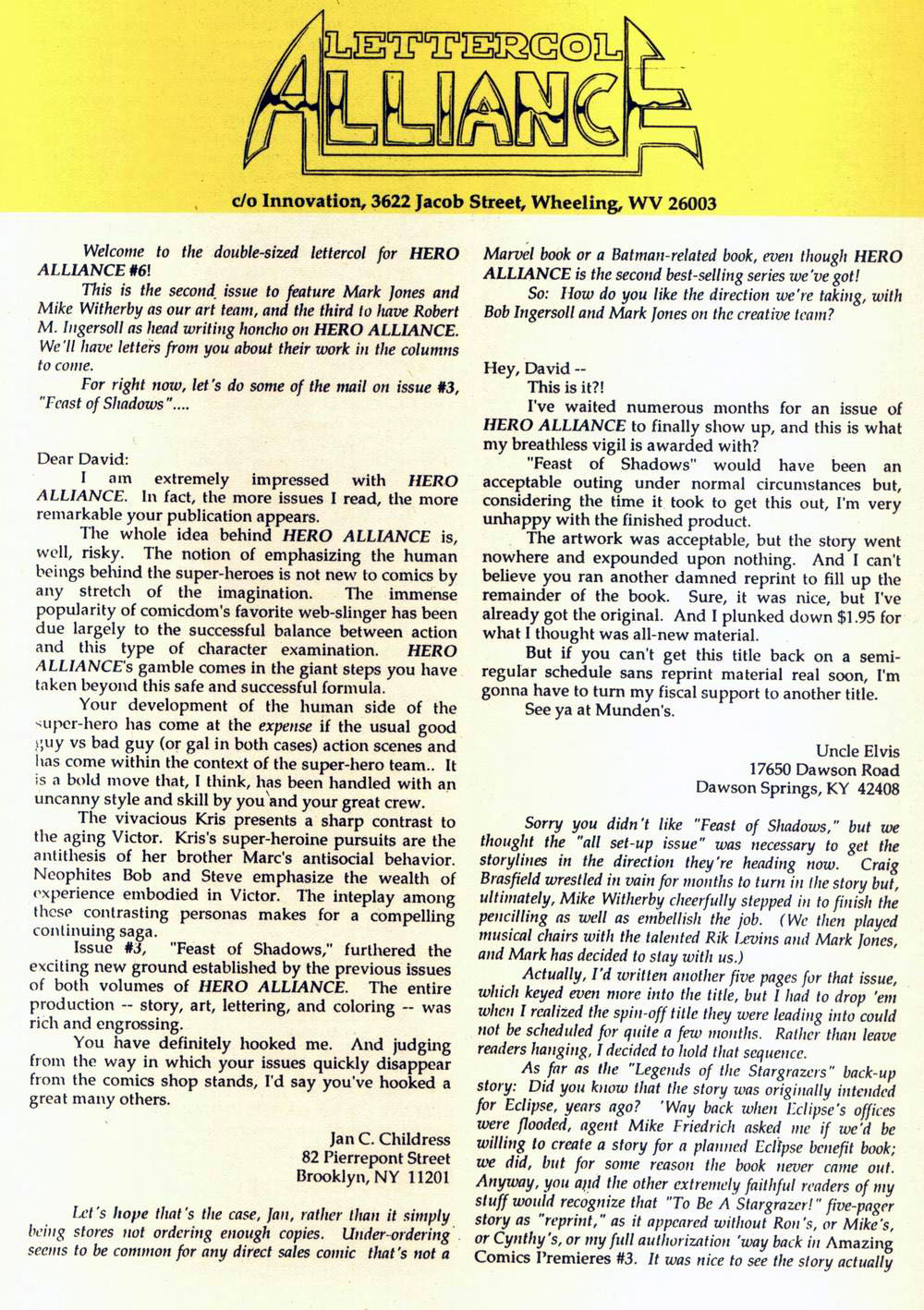Read online Hero Alliance (1989) comic -  Issue #6 - 11