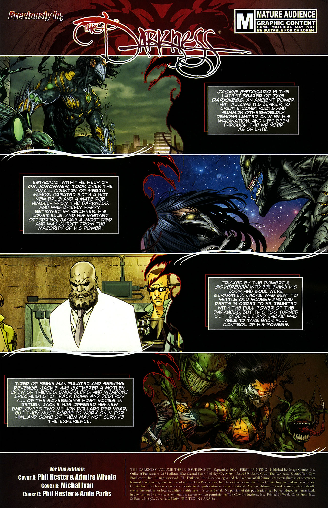 Read online The Darkness (2007) comic -  Issue #80 - 3