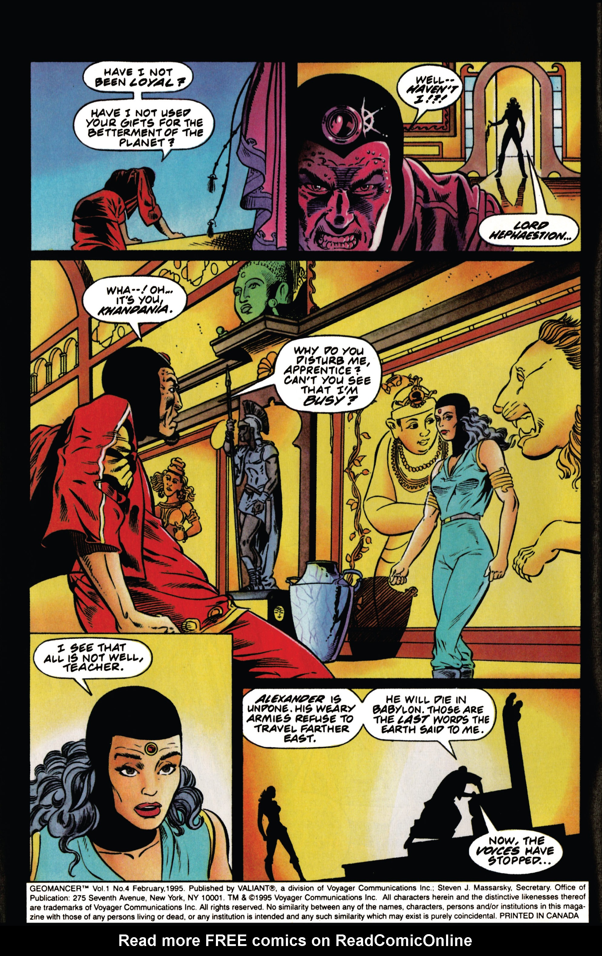 Read online Geomancer comic -  Issue #4 - 3