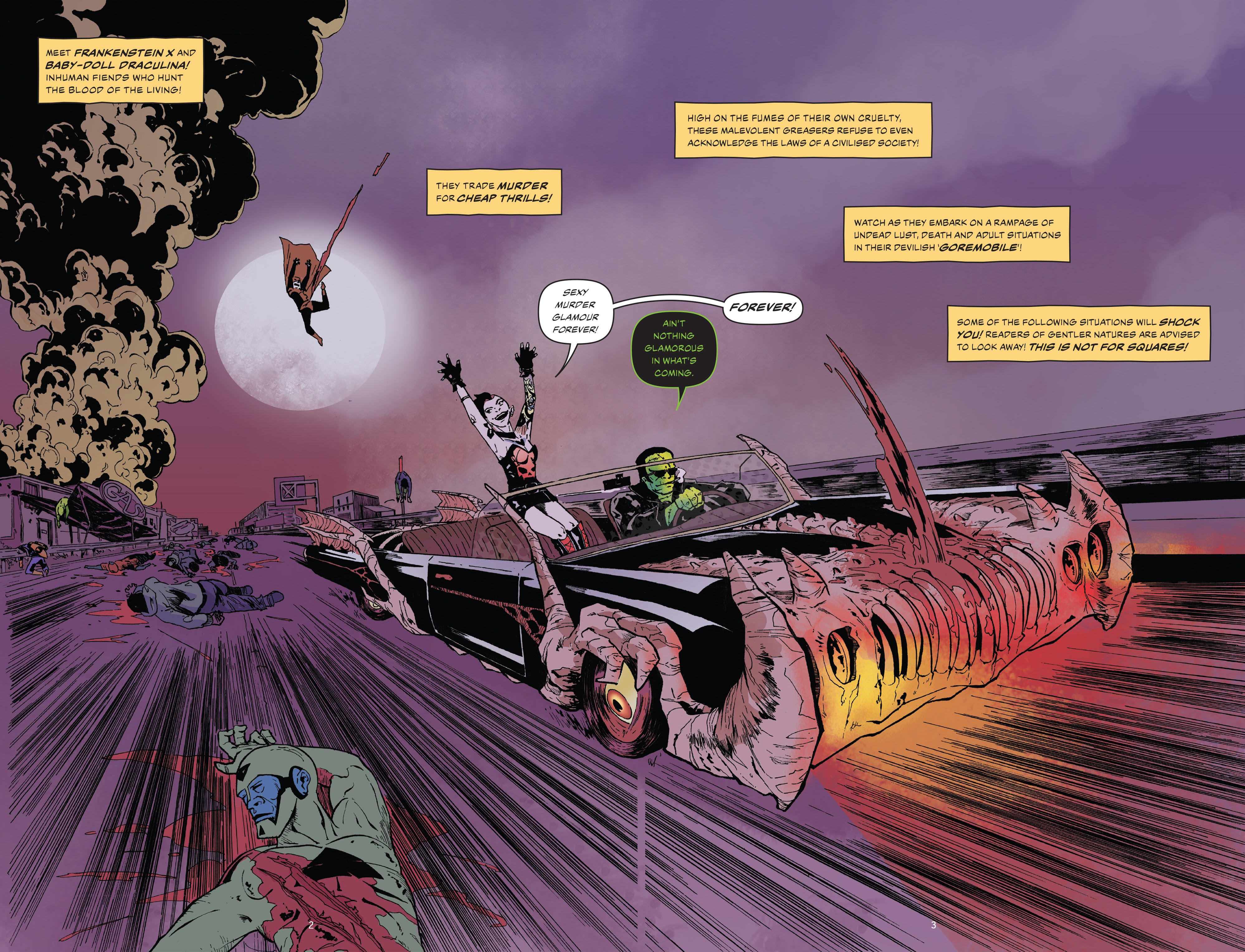 Read online Unmasked: Caddy Full of Blood comic -  Issue # Full - 5