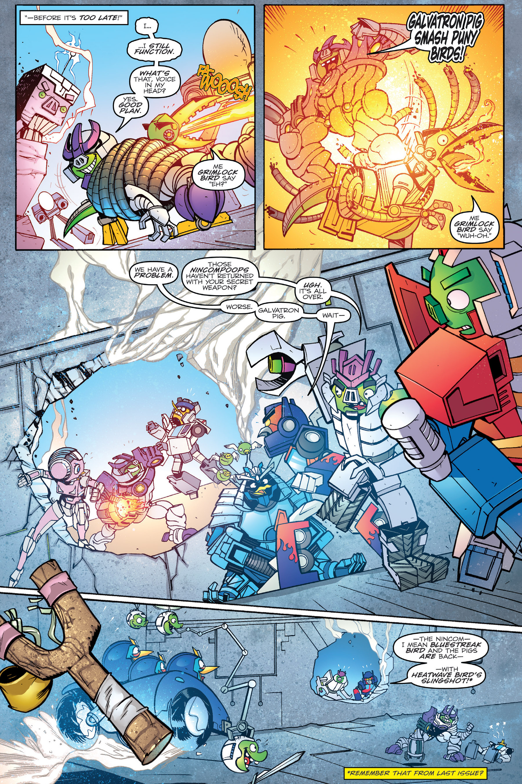 Read online Angry Birds Transformers: Age of Eggstinction comic -  Issue # Full - 81