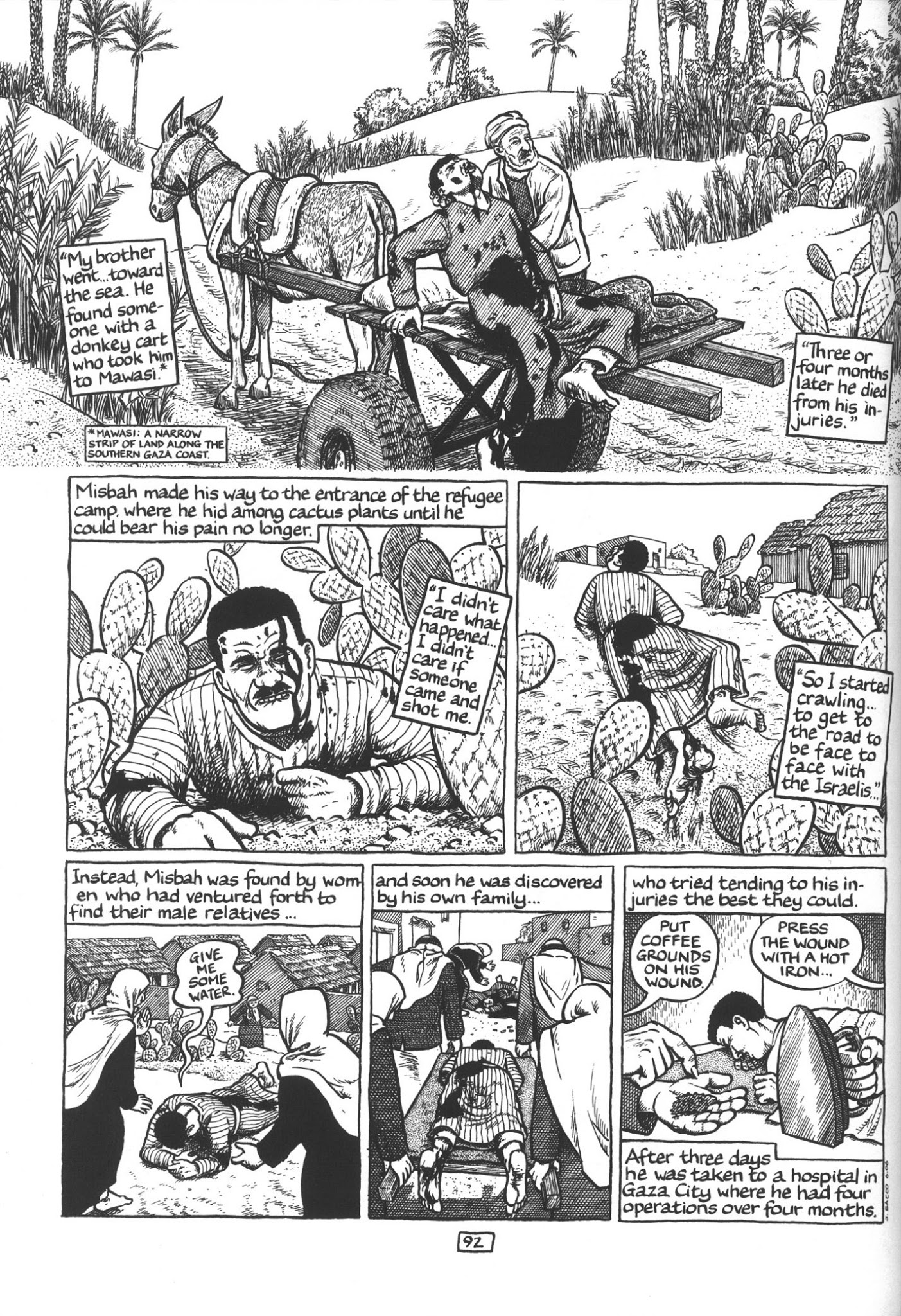 Read online Footnotes in Gaza comic -  Issue # TPB - 112