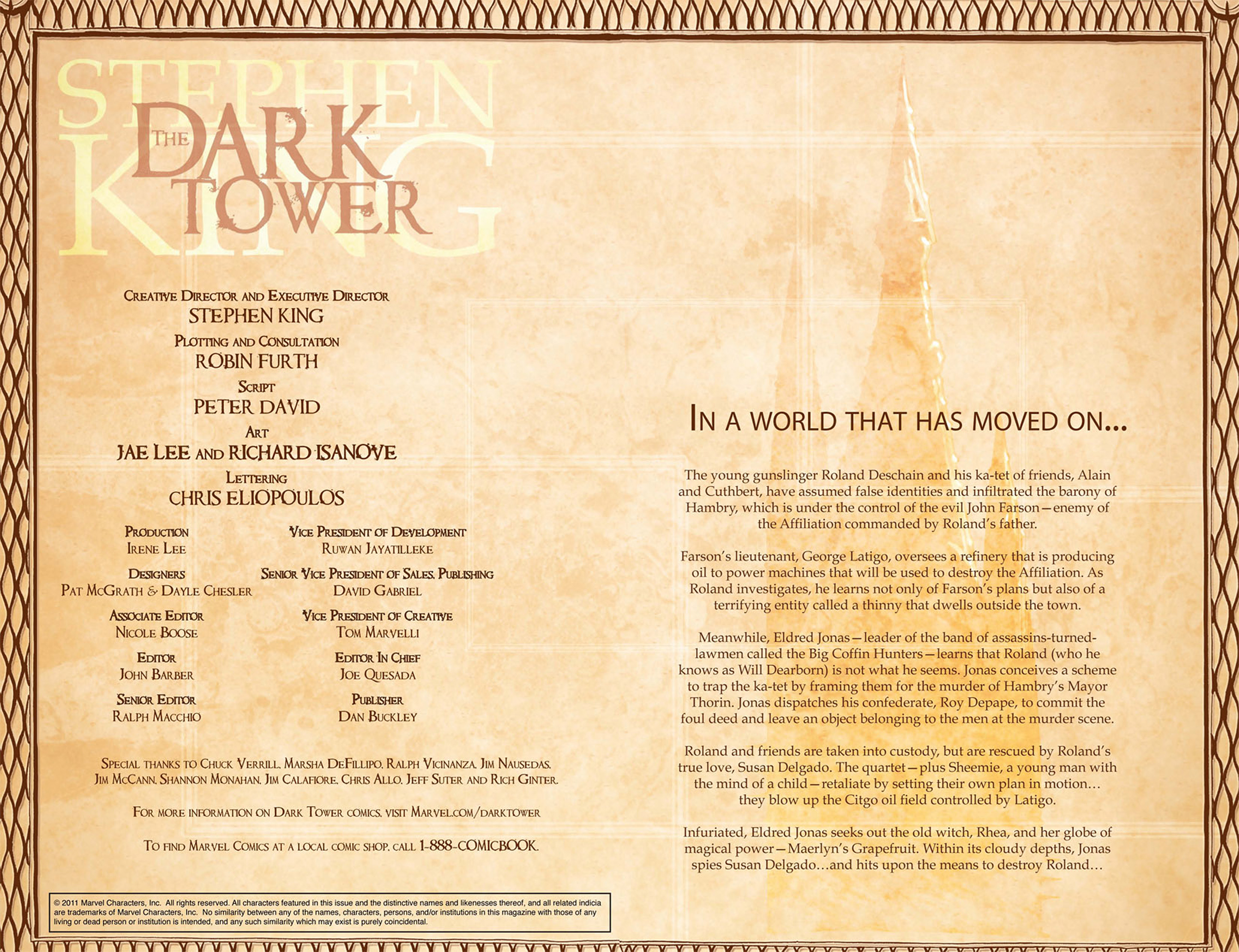 Read online Dark Tower: The Gunslinger Born comic -  Issue #7 - 2