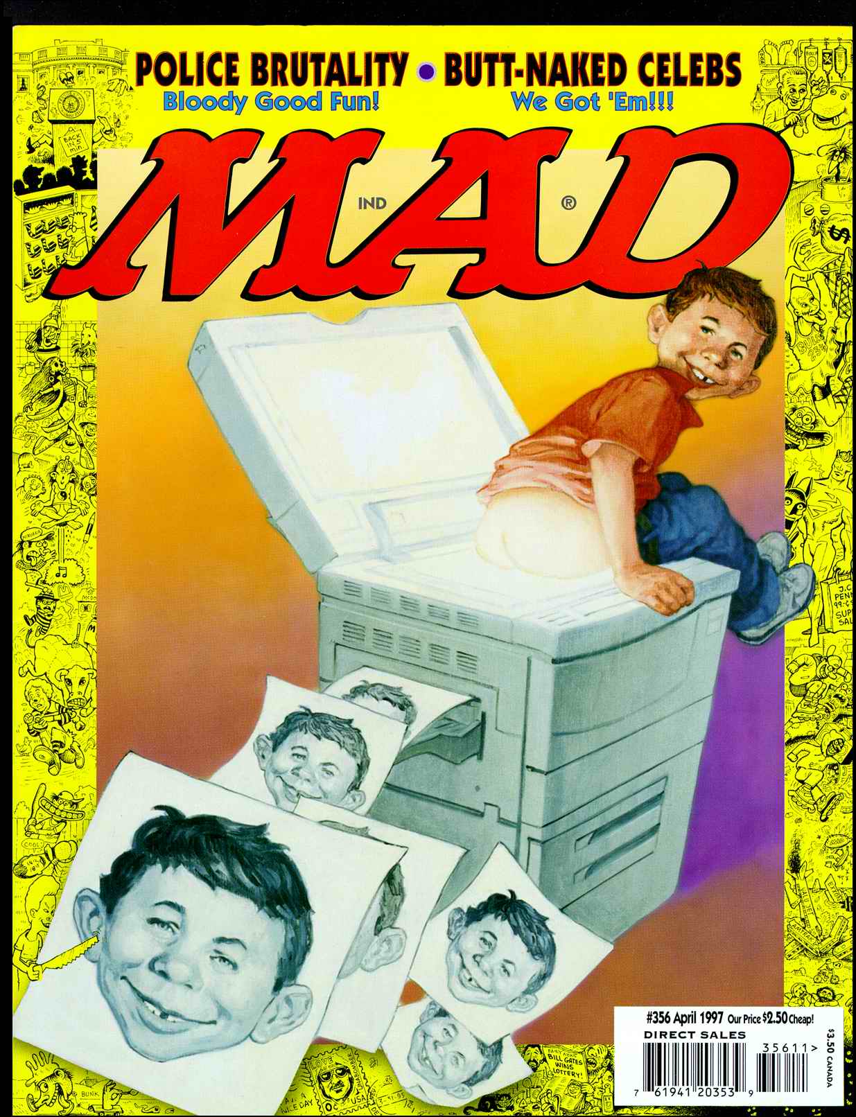 Read online MAD comic -  Issue #356 - 1