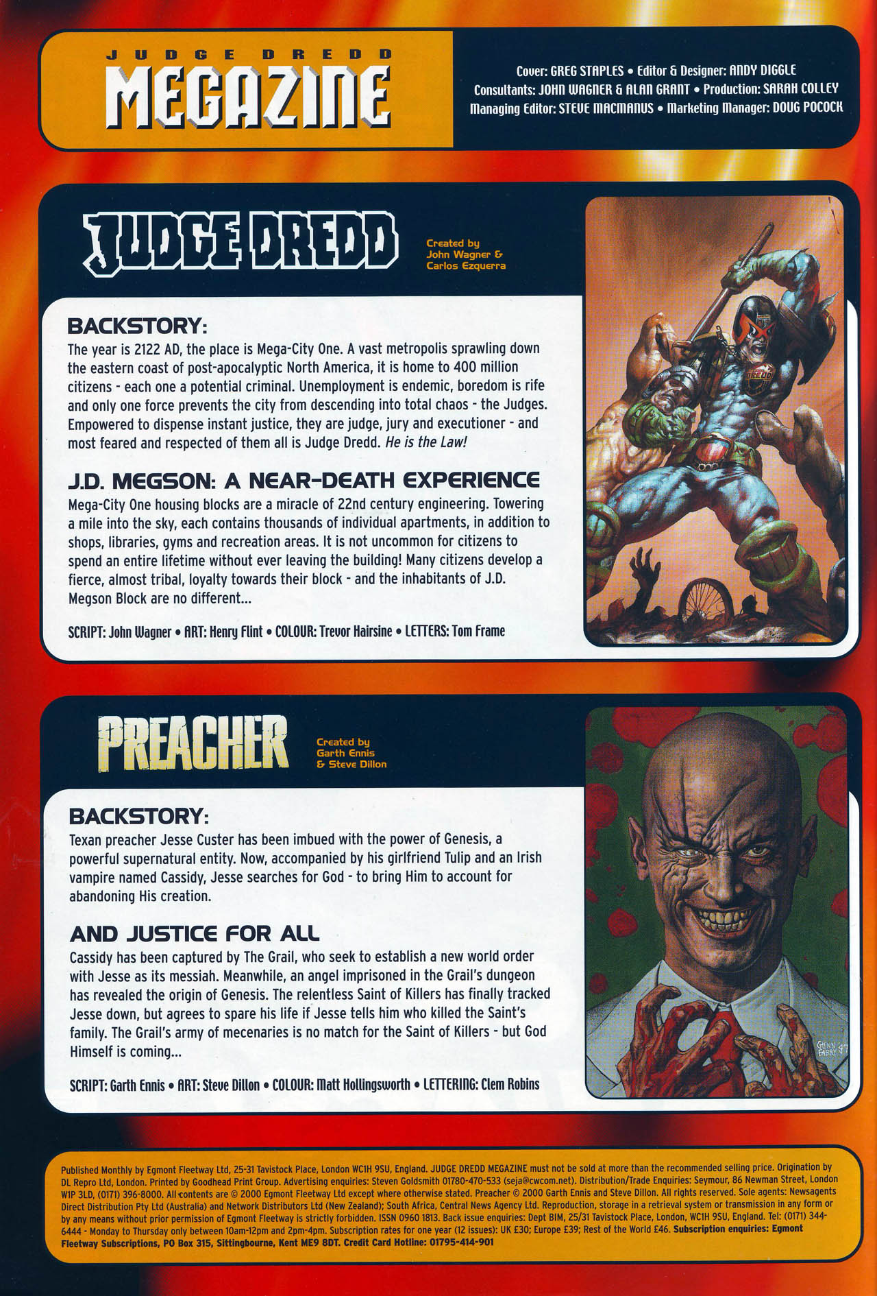 Read online Judge Dredd Megazine (vol. 3) comic -  Issue #63 - 2