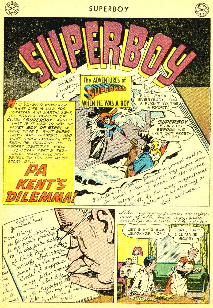 Read online Superboy (1949) comic -  Issue #41 - 22