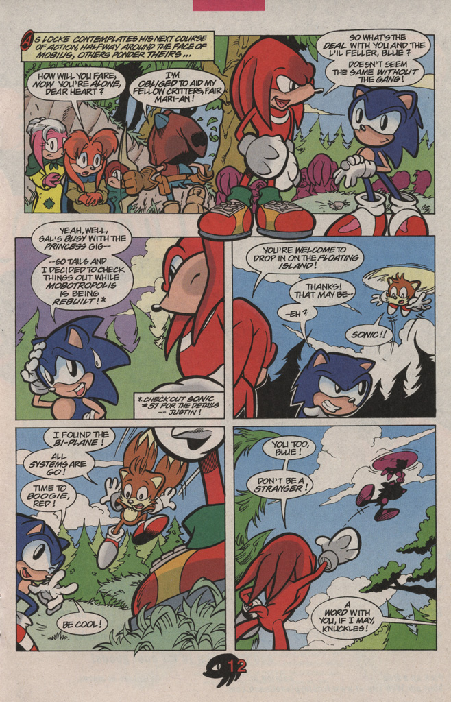 Read online Knuckles the Echidna comic -  Issue #12 - 17