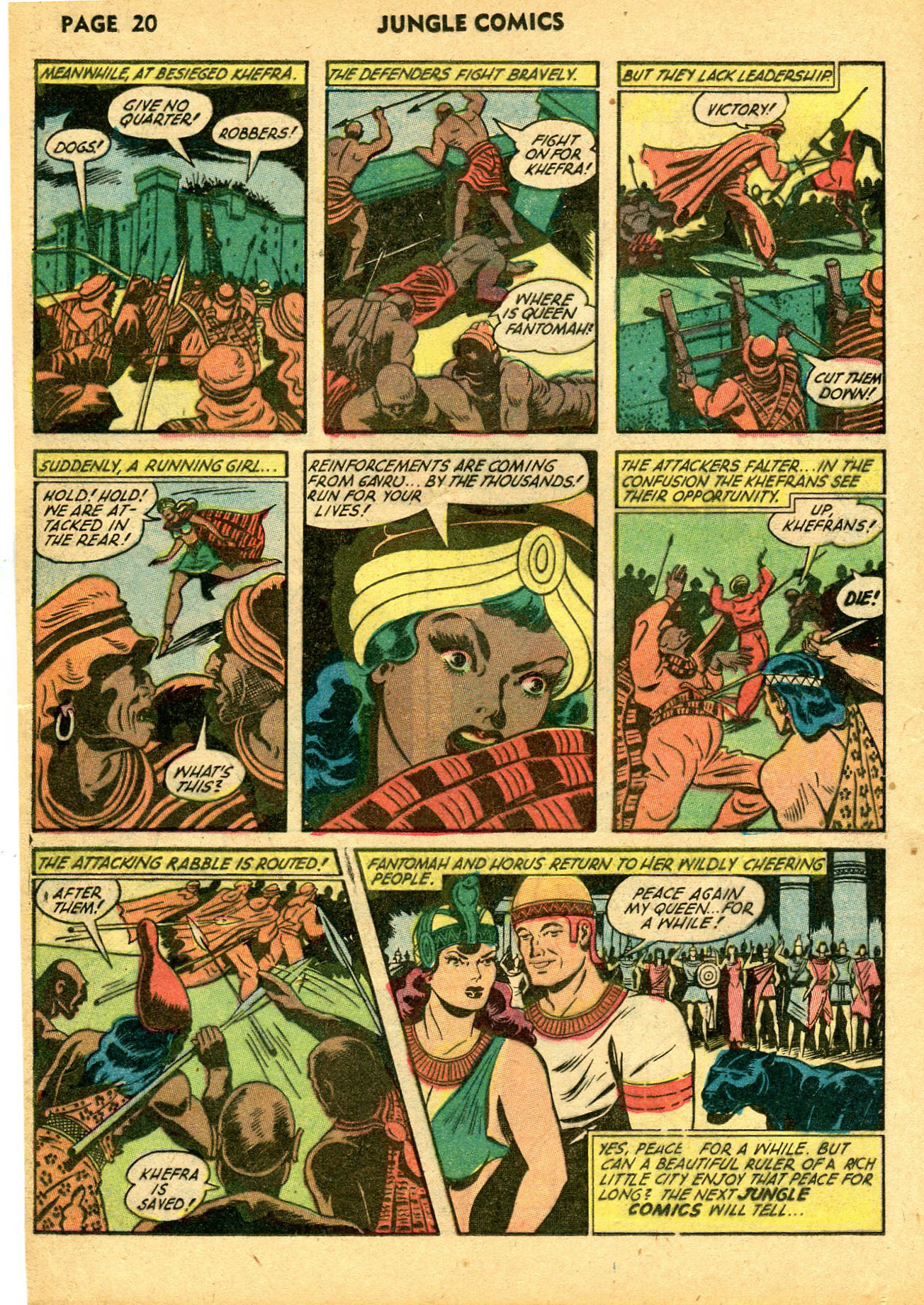 Read online Jungle Comics comic -  Issue #39 - 22