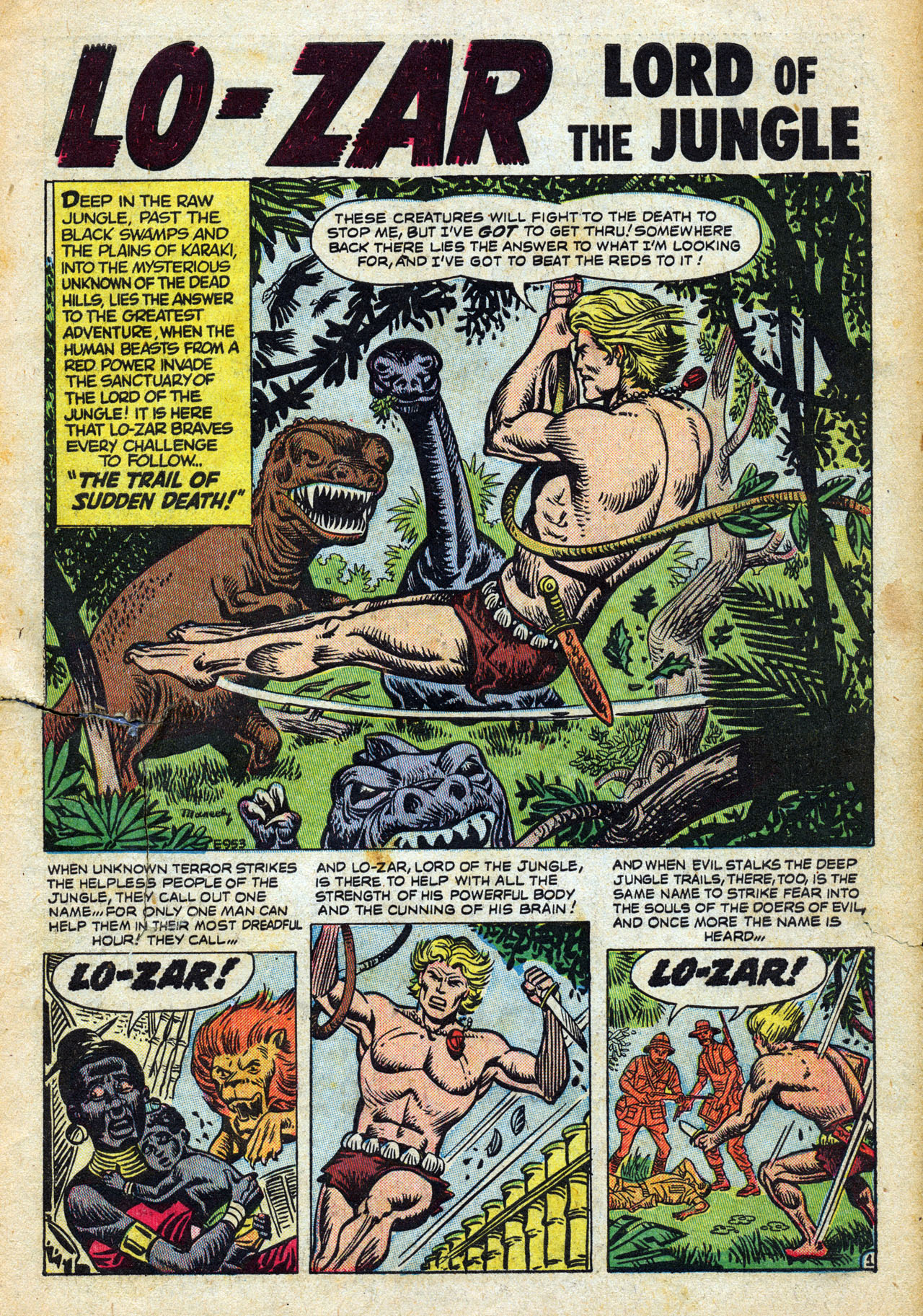 Read online Jungle Action (1954) comic -  Issue #1 - 3