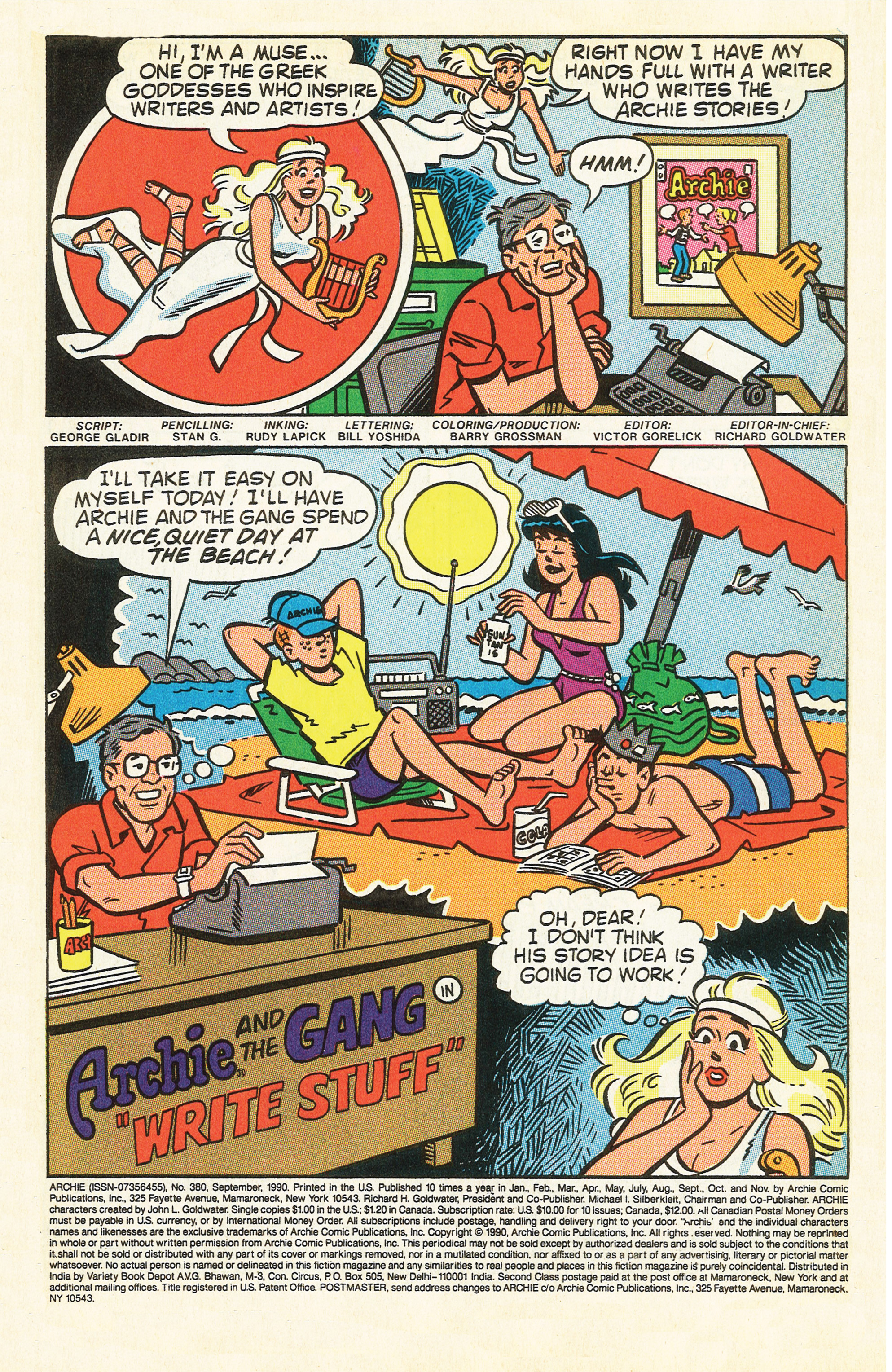 Read online Archie (1960) comic -  Issue #380 - 2