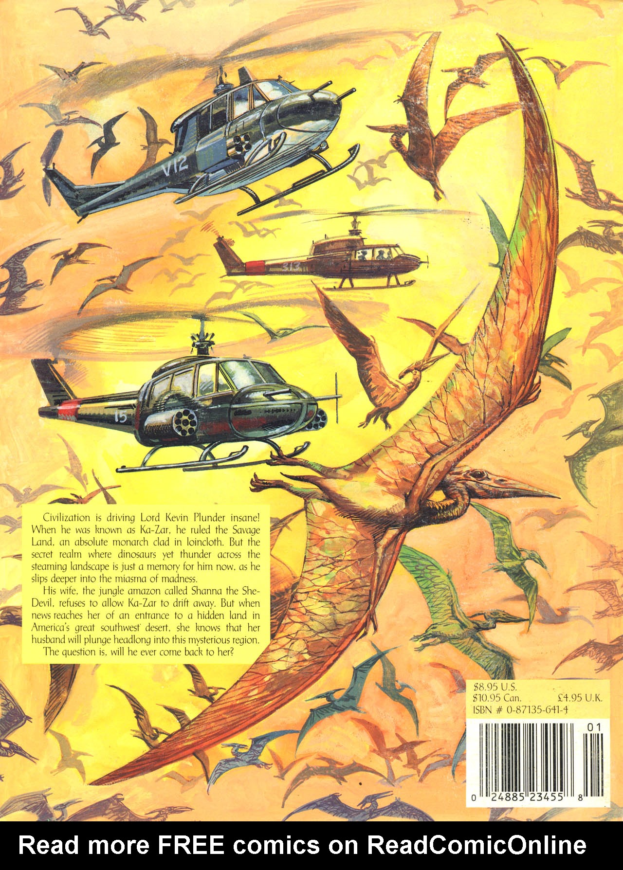 Read online Marvel Graphic Novel comic -  Issue #62 - Ka-Zar - Guns of the Savage Land - 63